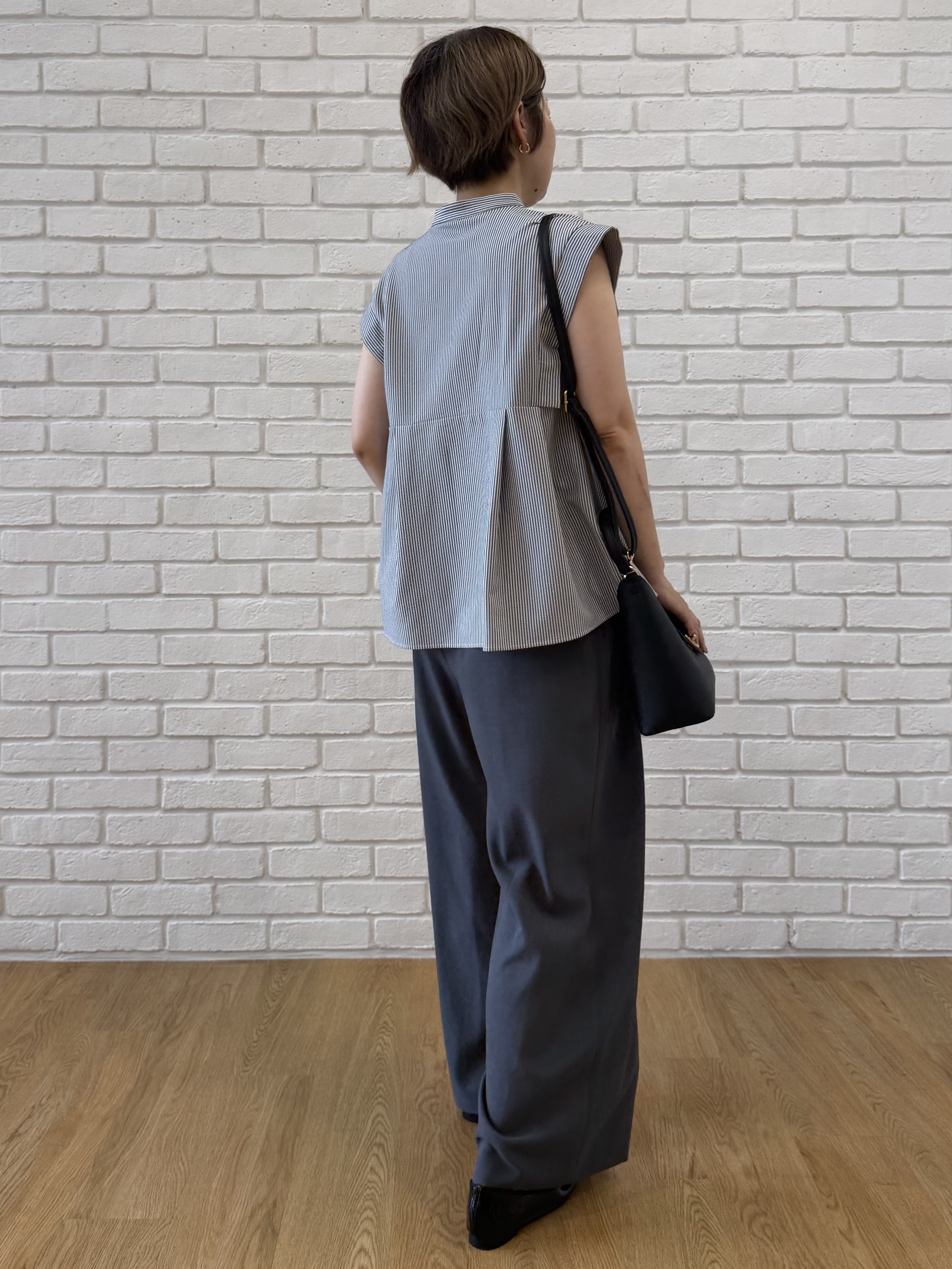 Mariko.Sさんの「OPAQUE.CLIP｜『STORY Web7月掲載』ペプラムブラウス《通気性／吸水速乾／UVケア／防シワ／洗濯機OK》」を使ったコーディネート