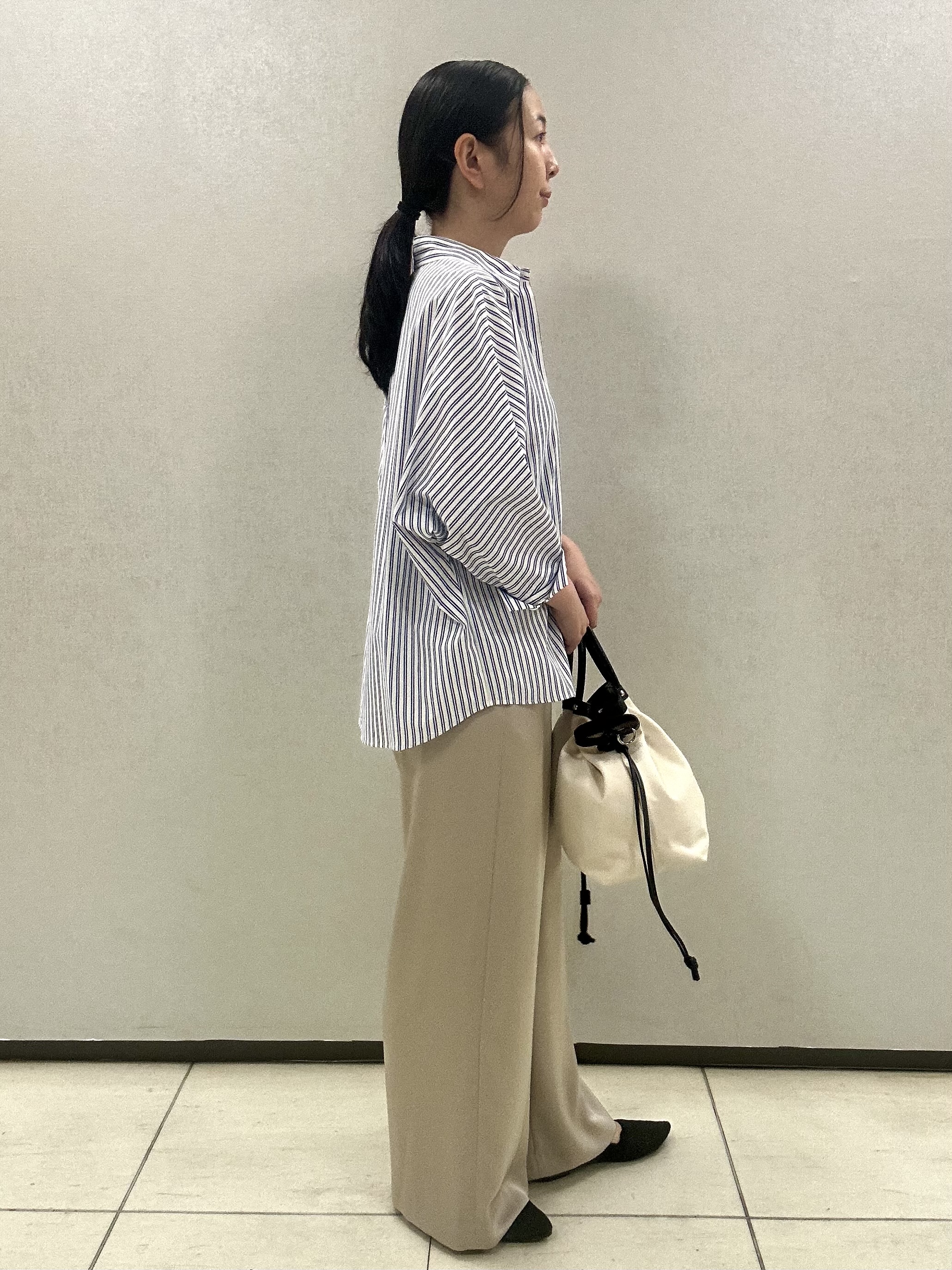 miiさんの「UNTITLED｜【接触冷感/吸水速乾/UVカット】ドルマンスリーブシャツ」を使ったコーディネート