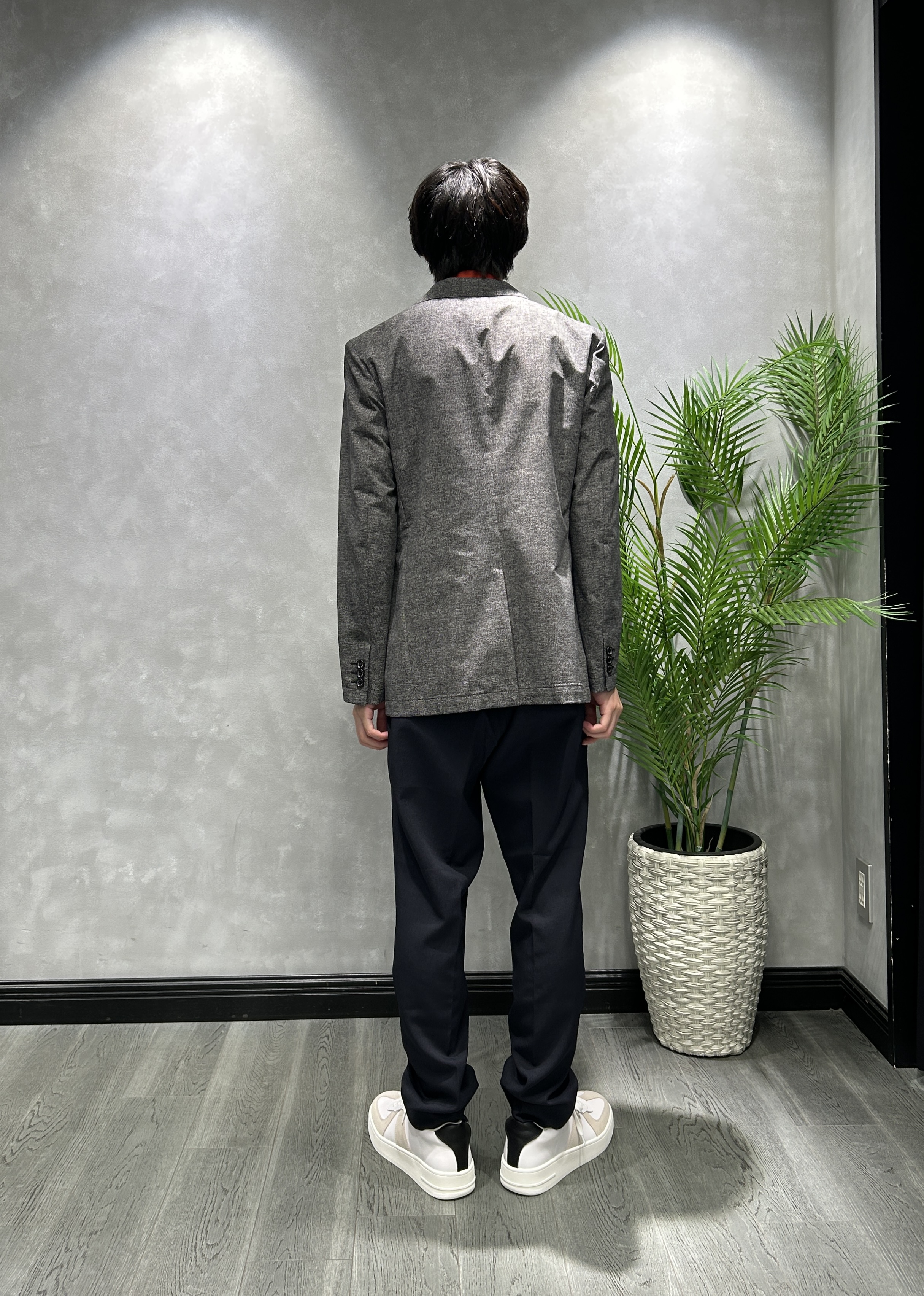 ruiさんの「TAKEO KIKUCHI｜【抗菌防臭】COOL DOTS（R）ドビープリント ジャケット」を使ったコーディネート