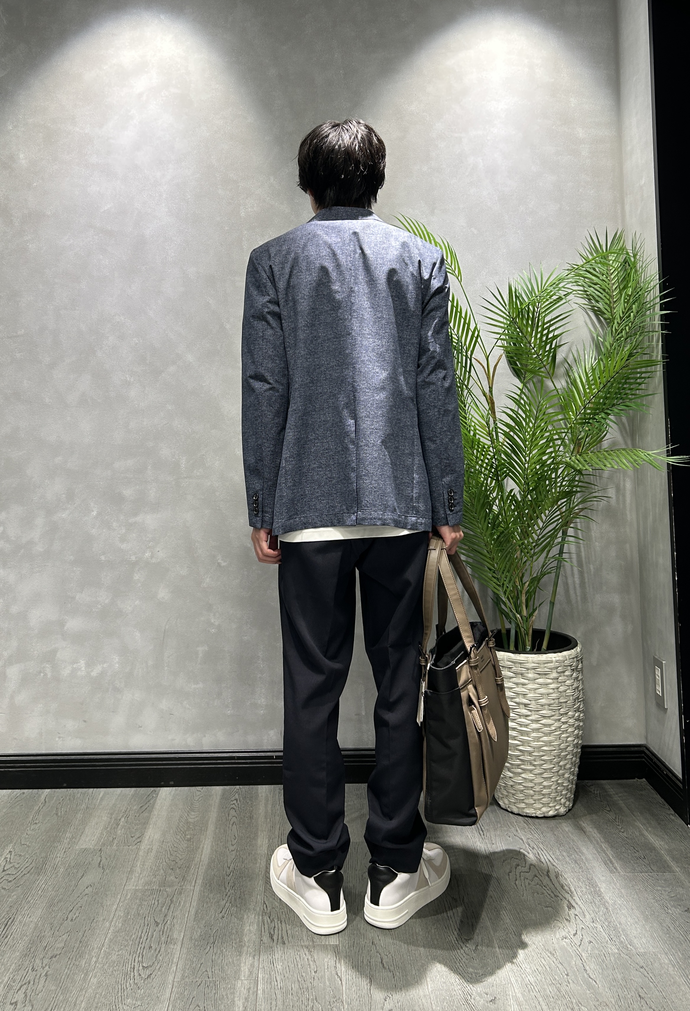 ruiさんの「TAKEO KIKUCHI｜【抗菌防臭】COOL DOTS（R）ドビープリント ジャケット」を使ったコーディネート