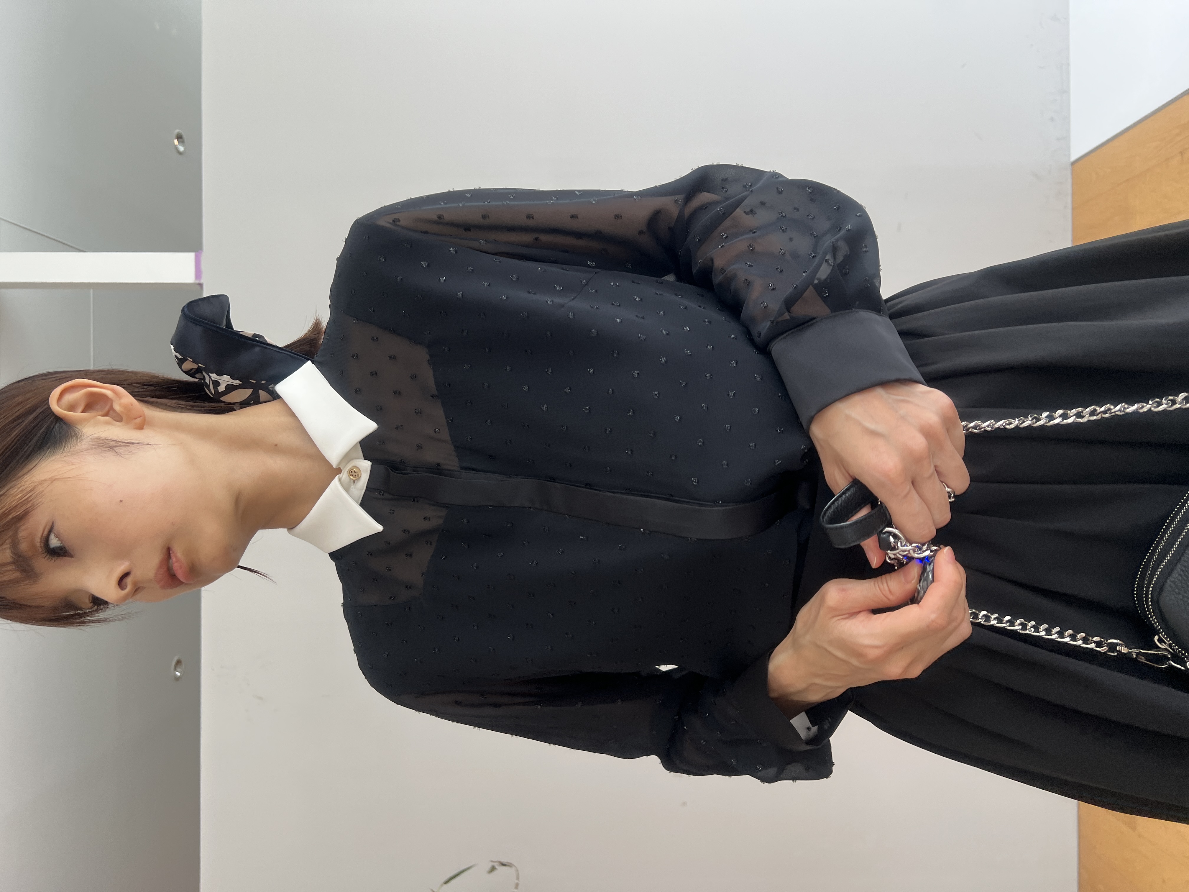 misaさんの「DRESSTERIOR｜【STORY11月号掲載】アーチフィットレザーパンプス」を使ったコーディネート