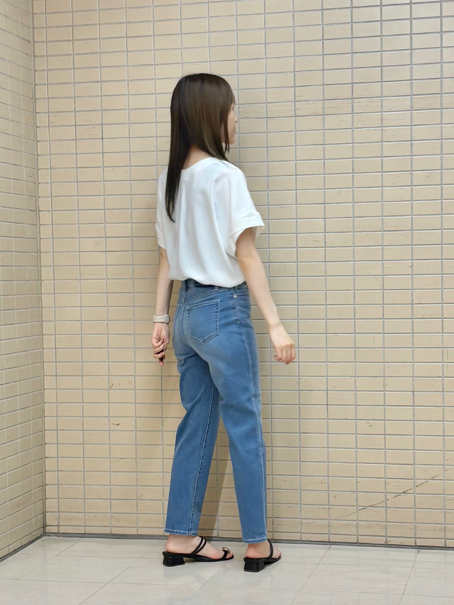 kyokaさんの「UNTITLED｜【セットアップ可/UVカット/前後2WAY】リラクシーフレンチスリーブブラウス」を使ったコーディネート
