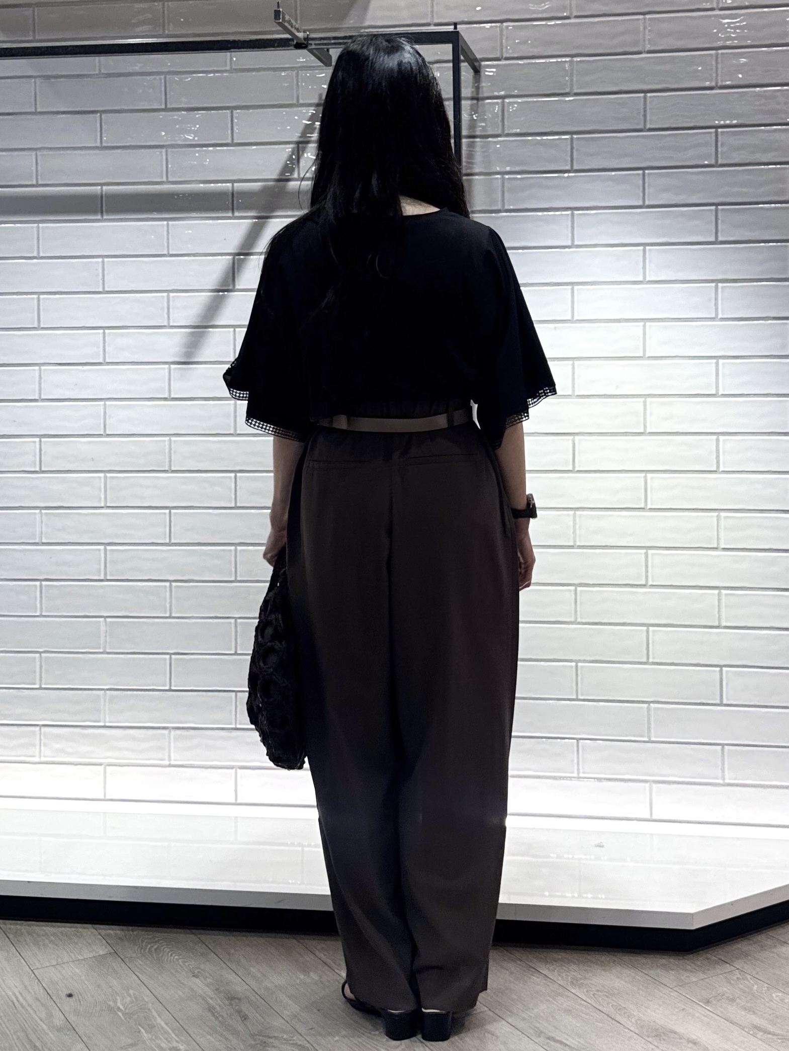 yuicciさんの「OPAQUE.CLIP｜袖口レースフレアスリーブカットソー【洗濯機OK】」を使ったコーディネート