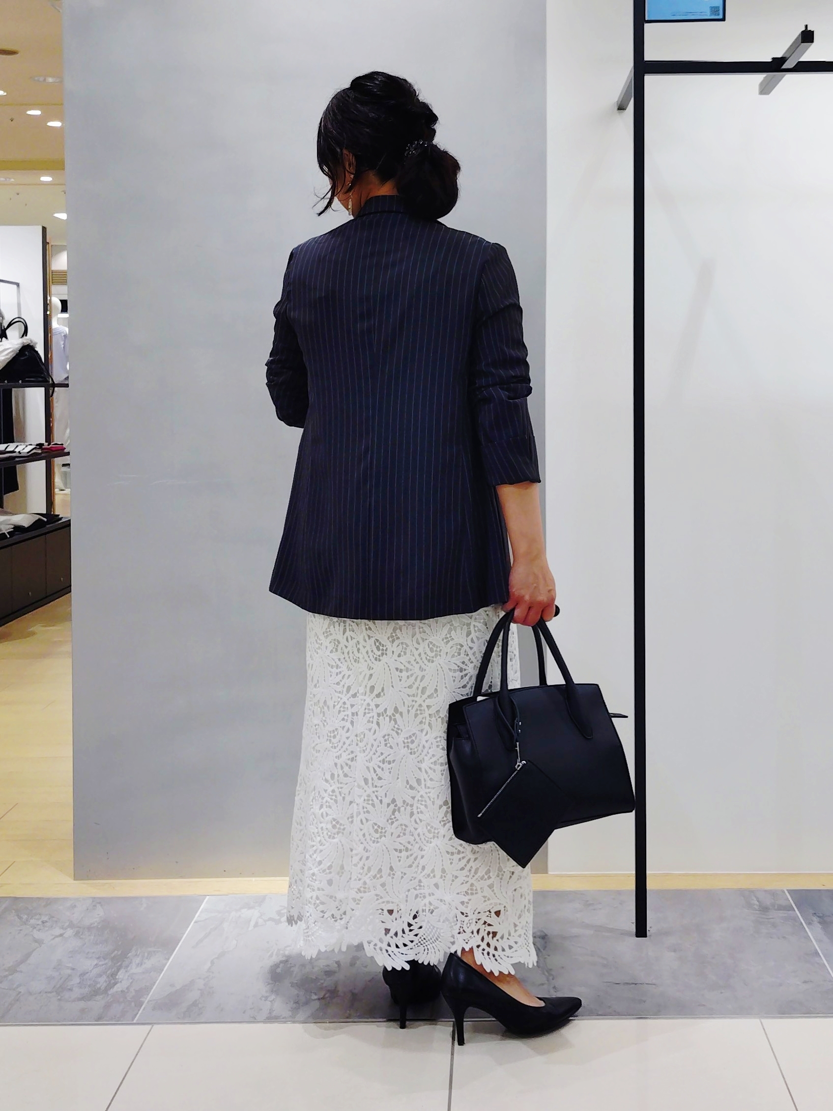 TOMOMIさんの「INDIVI｜【接触冷感/UVケア/着る日傘】ダブルジャケット」を使ったコーディネート