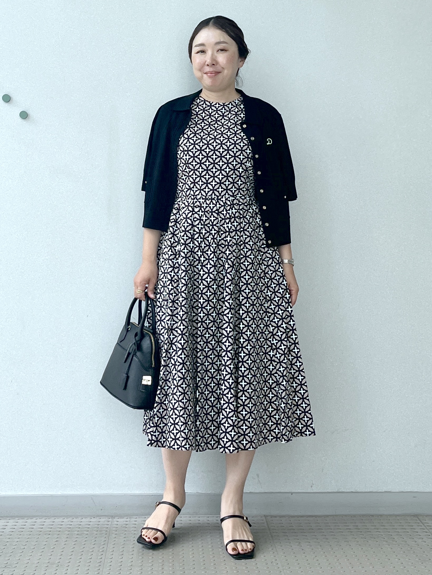 Soeさんの「DRESSTERIOR｜【接触冷感／UVカット】クールタッチ シャツカーディガン」を使ったコーディネート