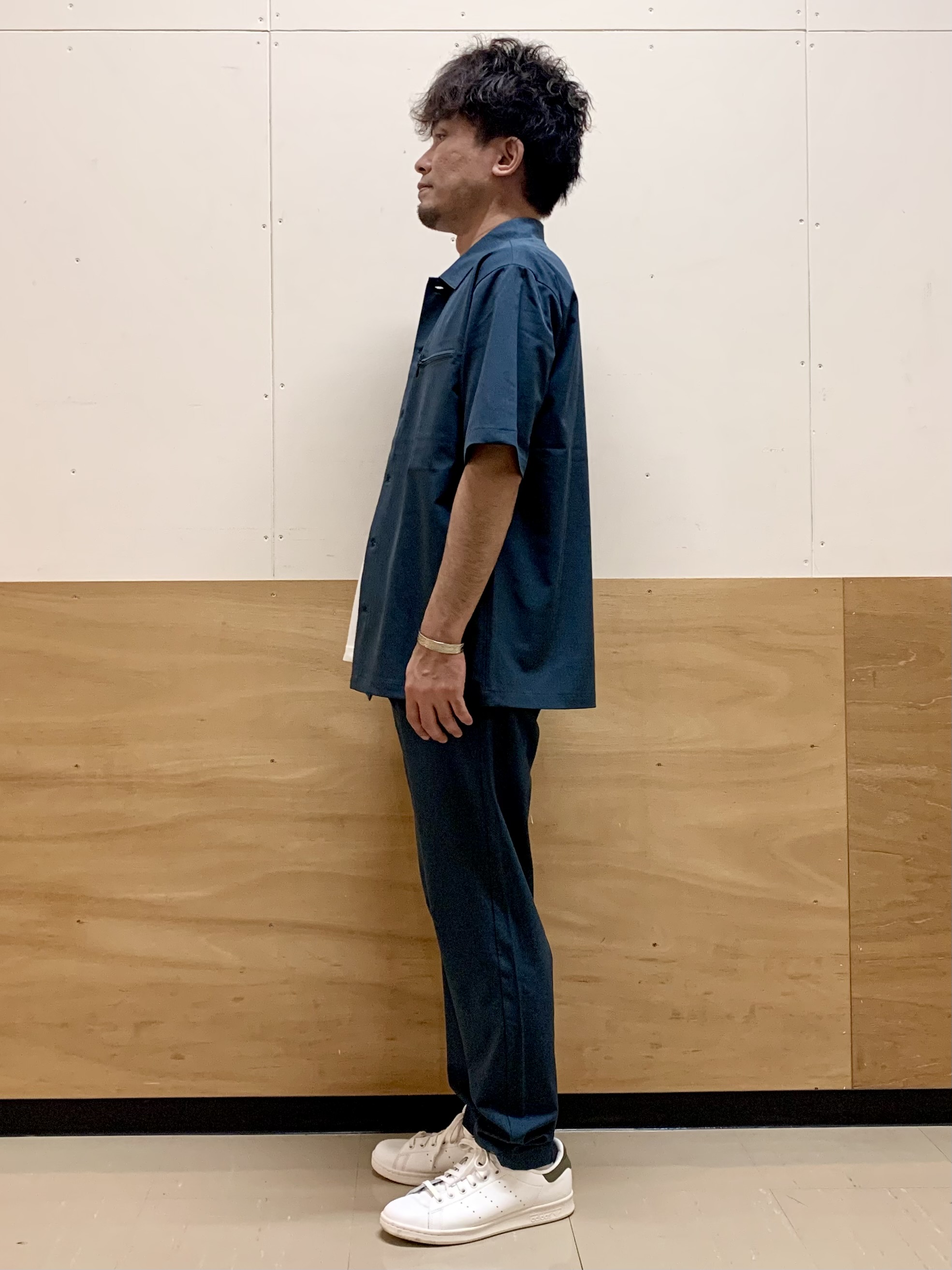 MATUさんの「THE SHOP TK｜【吸水速乾／防シワ／マシンウォッシャブル】ハイドロクール 半袖シャツ」を使ったコーディネート