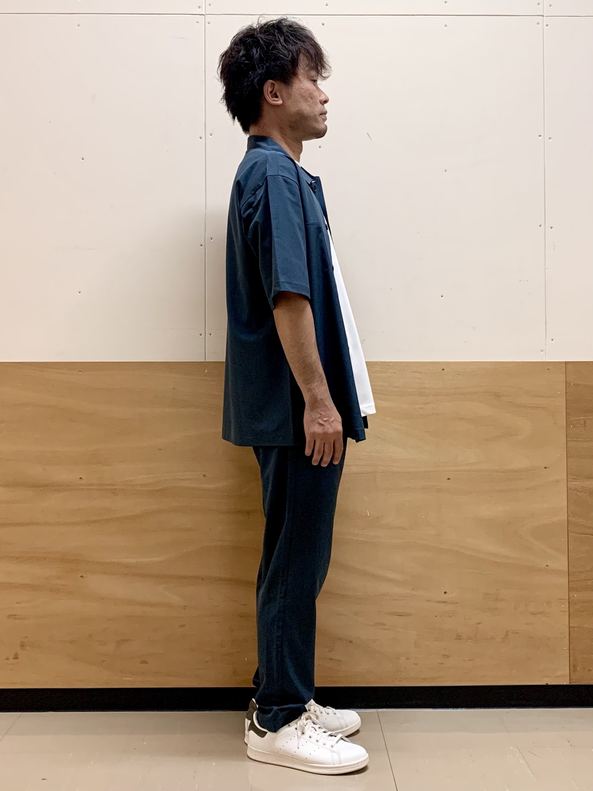 MATUさんの「THE SHOP TK｜【吸水速乾／防シワ／マシンウォッシャブル】ハイドロクール 半袖シャツ」を使ったコーディネート