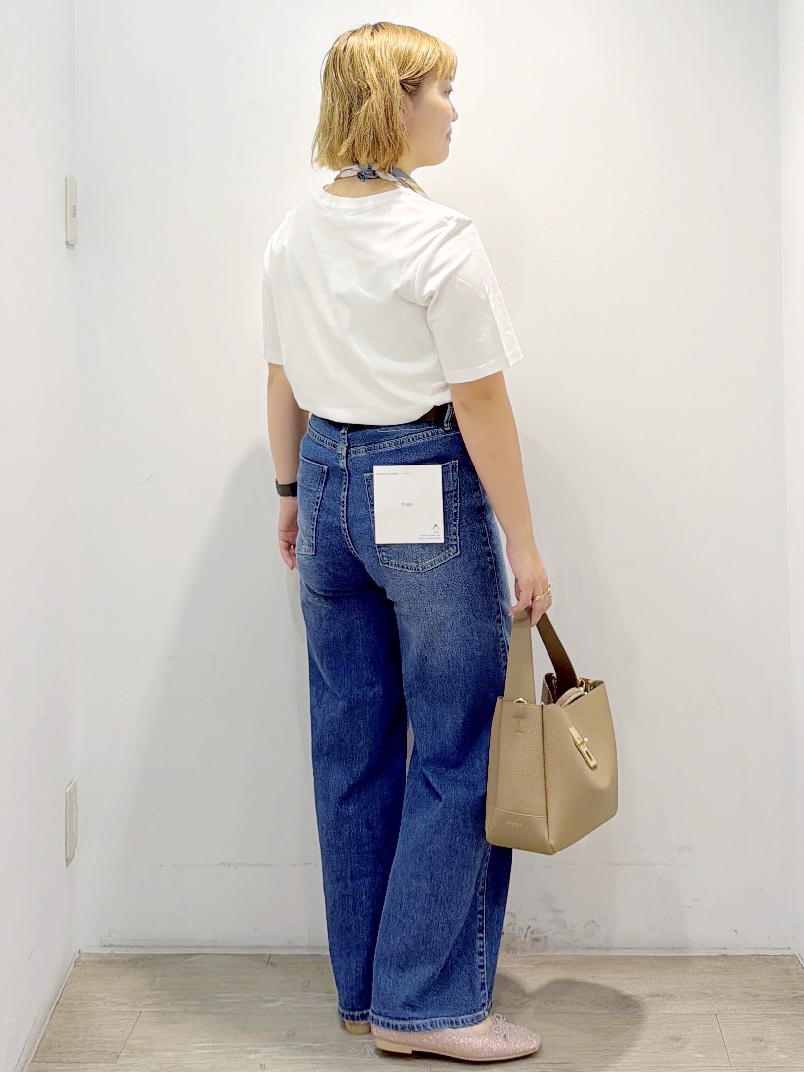 sumicaさんの「OPAQUE.CLIP｜ベーシックTシャツ／オーガニックコットン混【洗濯機OK】」を使ったコーディネート