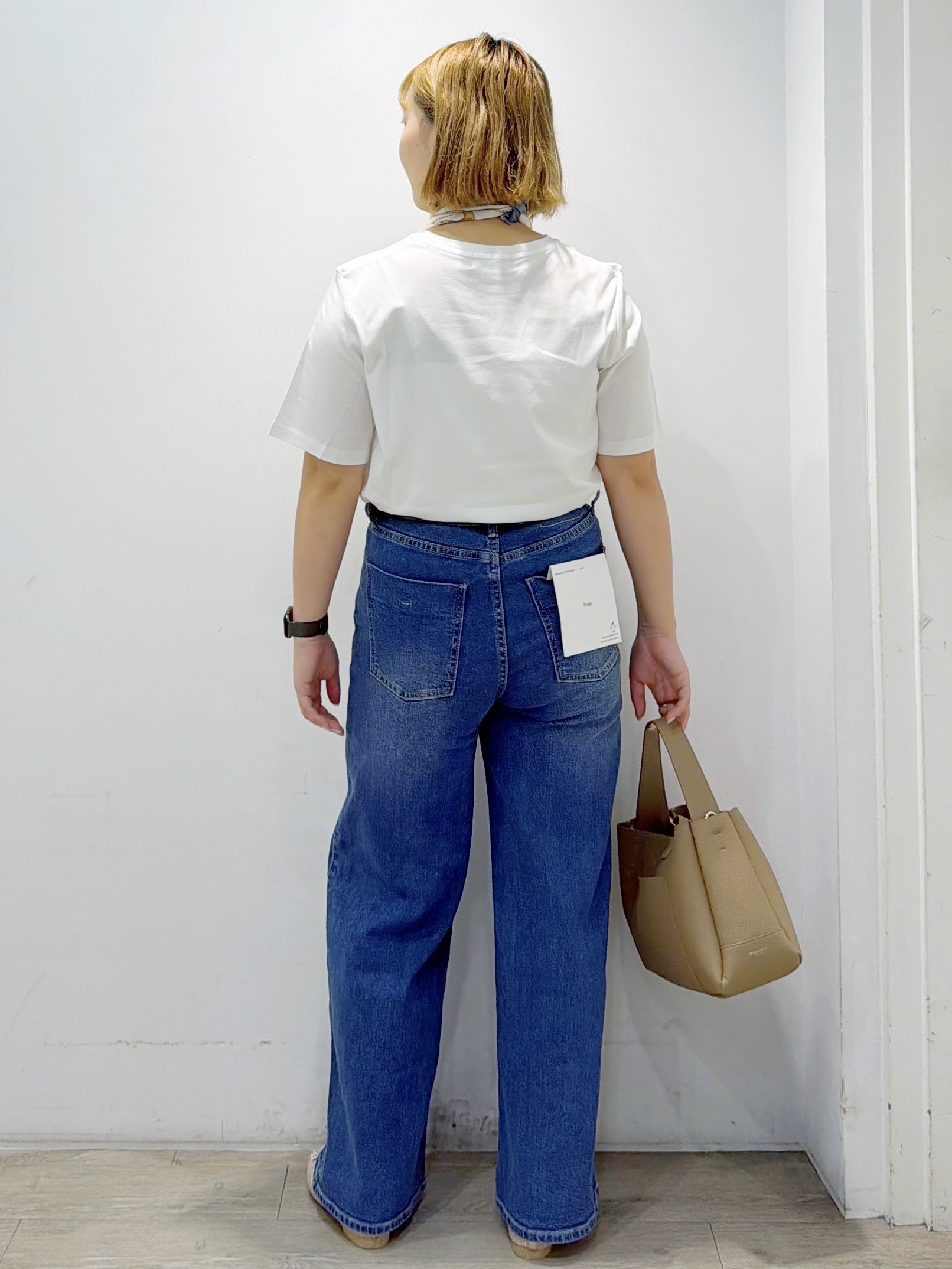 sumicaさんの「OPAQUE.CLIP｜ベーシックTシャツ／オーガニックコットン混【洗濯機OK】」を使ったコーディネート