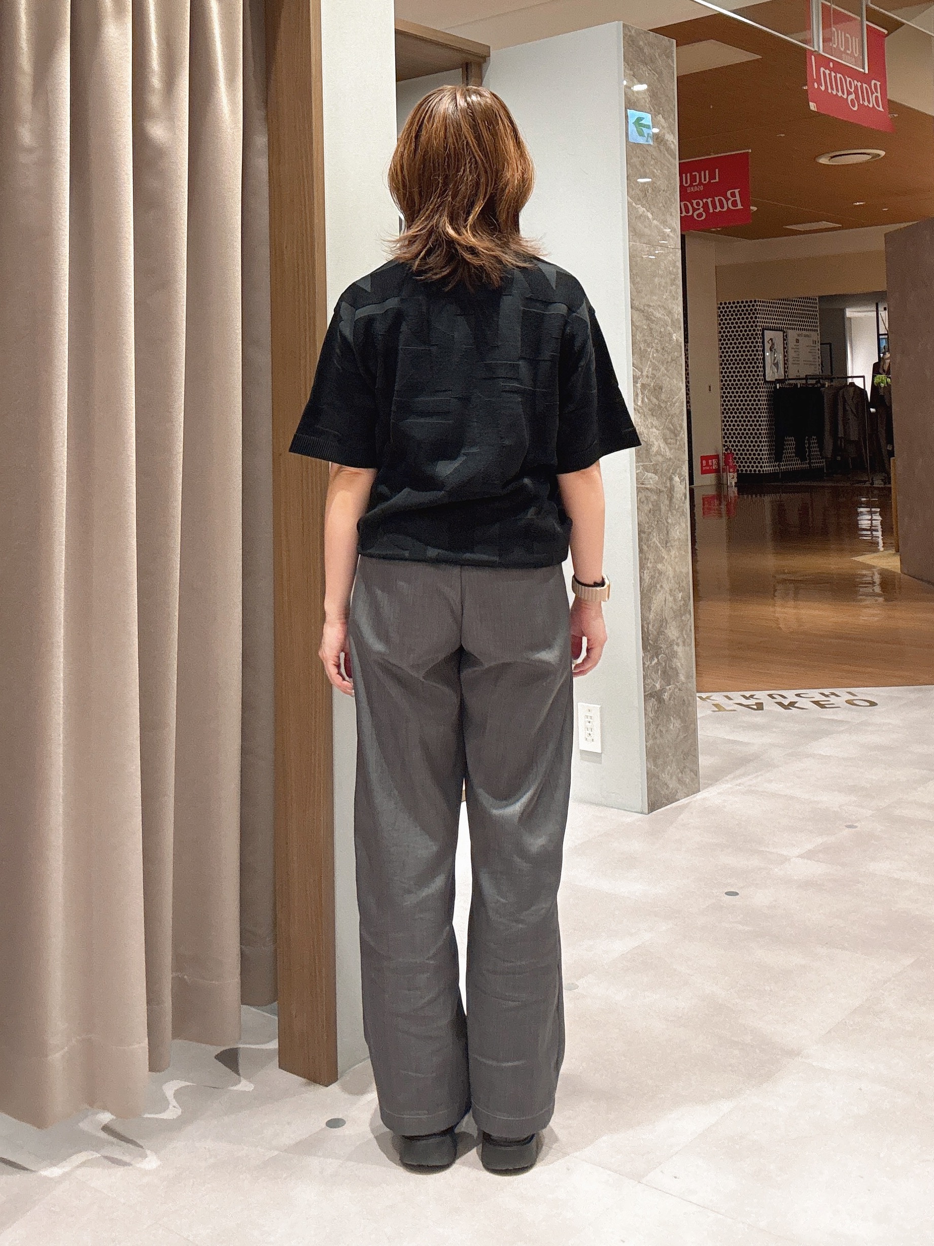 hanechanさんの「TAKEO KIKUCHI｜【徳島ニット】ニットＴシャツ」を使ったコーディネート