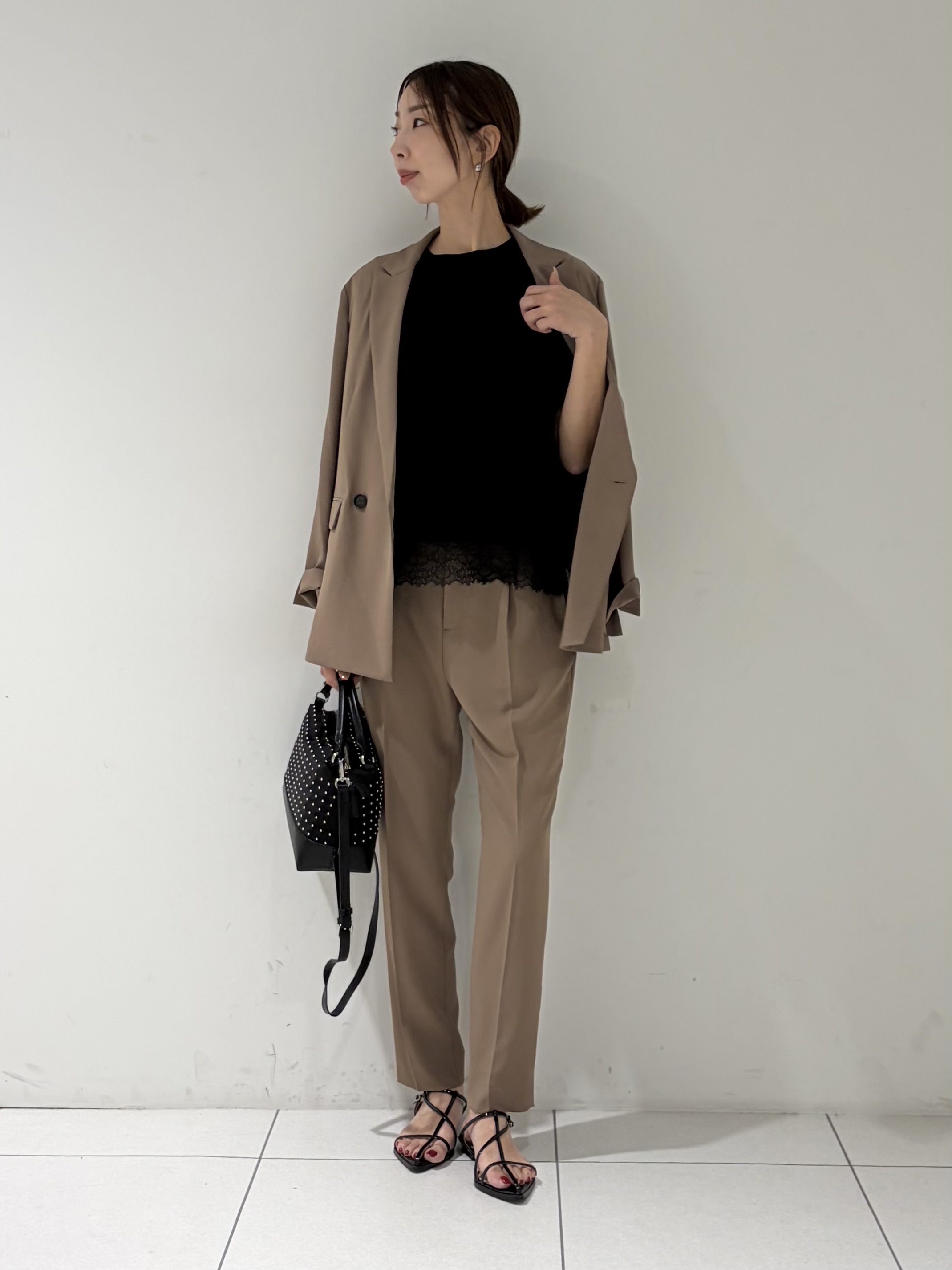shioriさんの「INDIVI｜【接触冷感/UVケア/着る日傘】ダブルジャケット」を使ったコーディネート