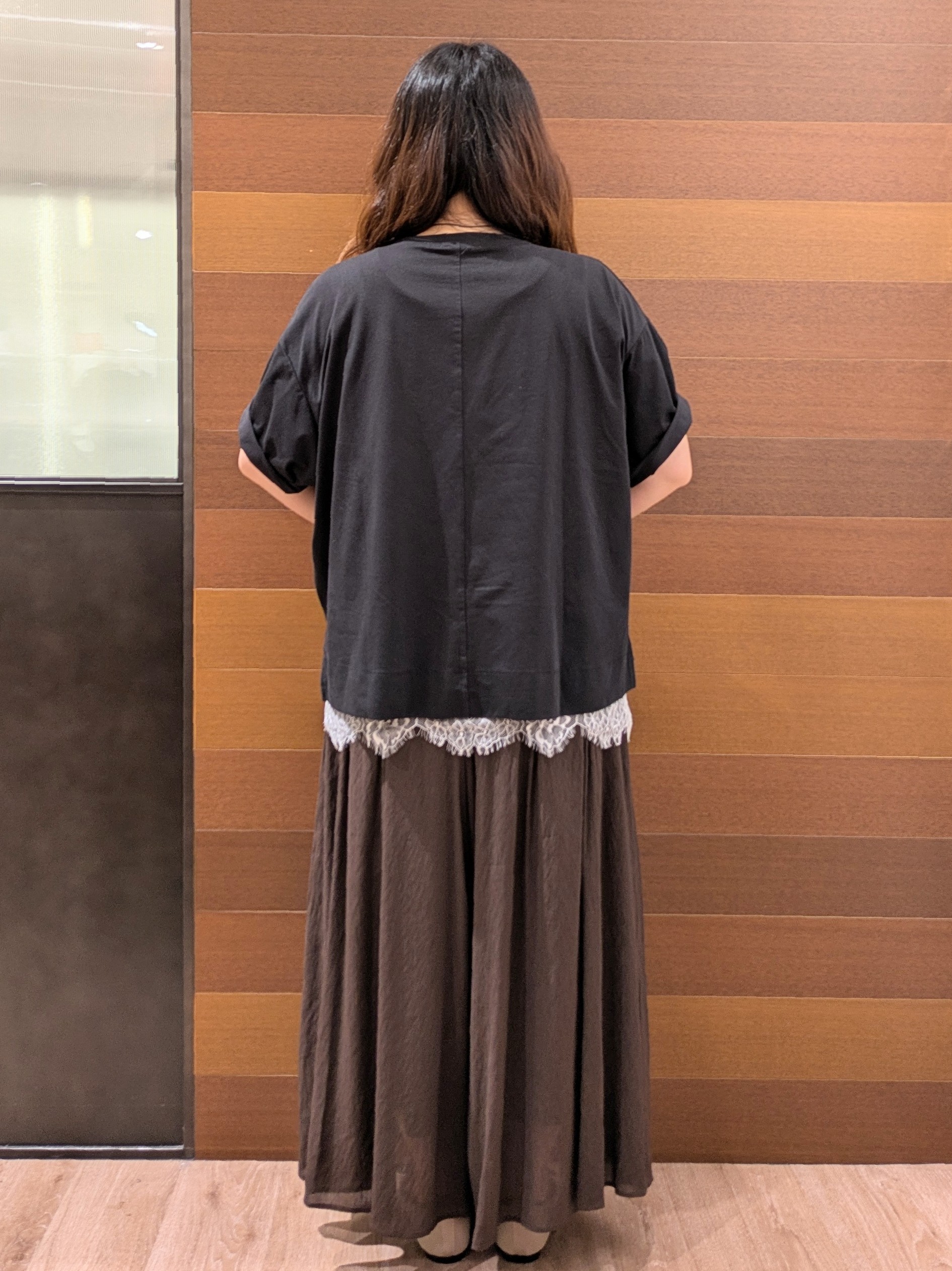 むっちゃんさんの「OPAQUE.CLIP｜【接触冷感】リラクシーカットソー《洗濯機OK》」を使ったコーディネート