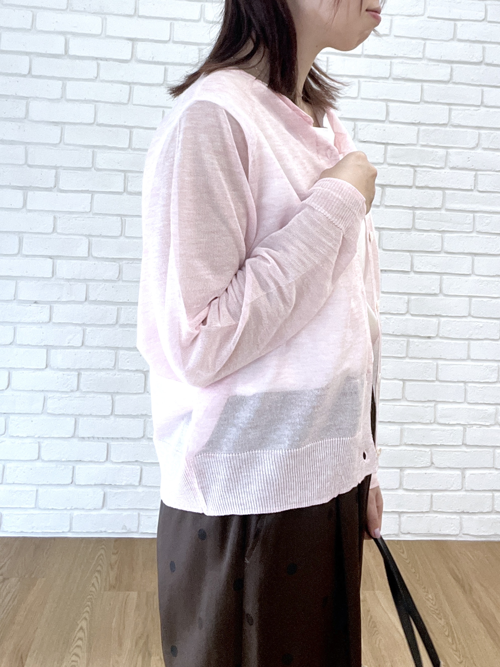 Makinoさんの「Dessin｜お守りカーディガン -ウォッシャブル-」を使ったコーディネート