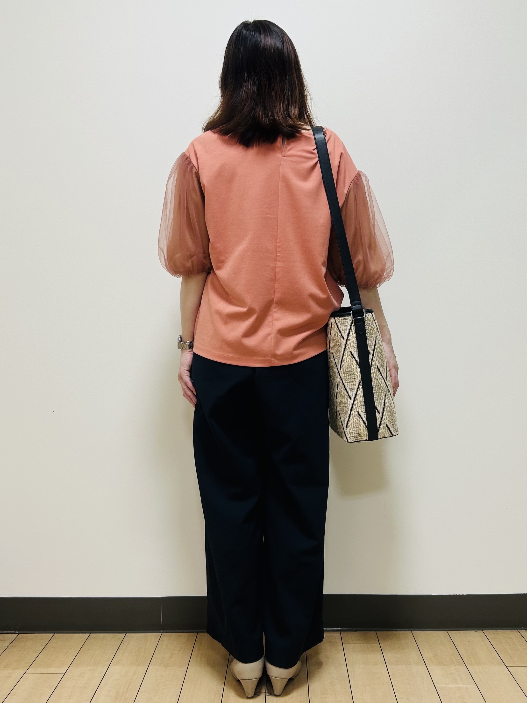 miiiさんの「Reflect｜【UVカット／接触冷感／吸水速乾】チュールスリーブプルオーバー」を使ったコーディネート