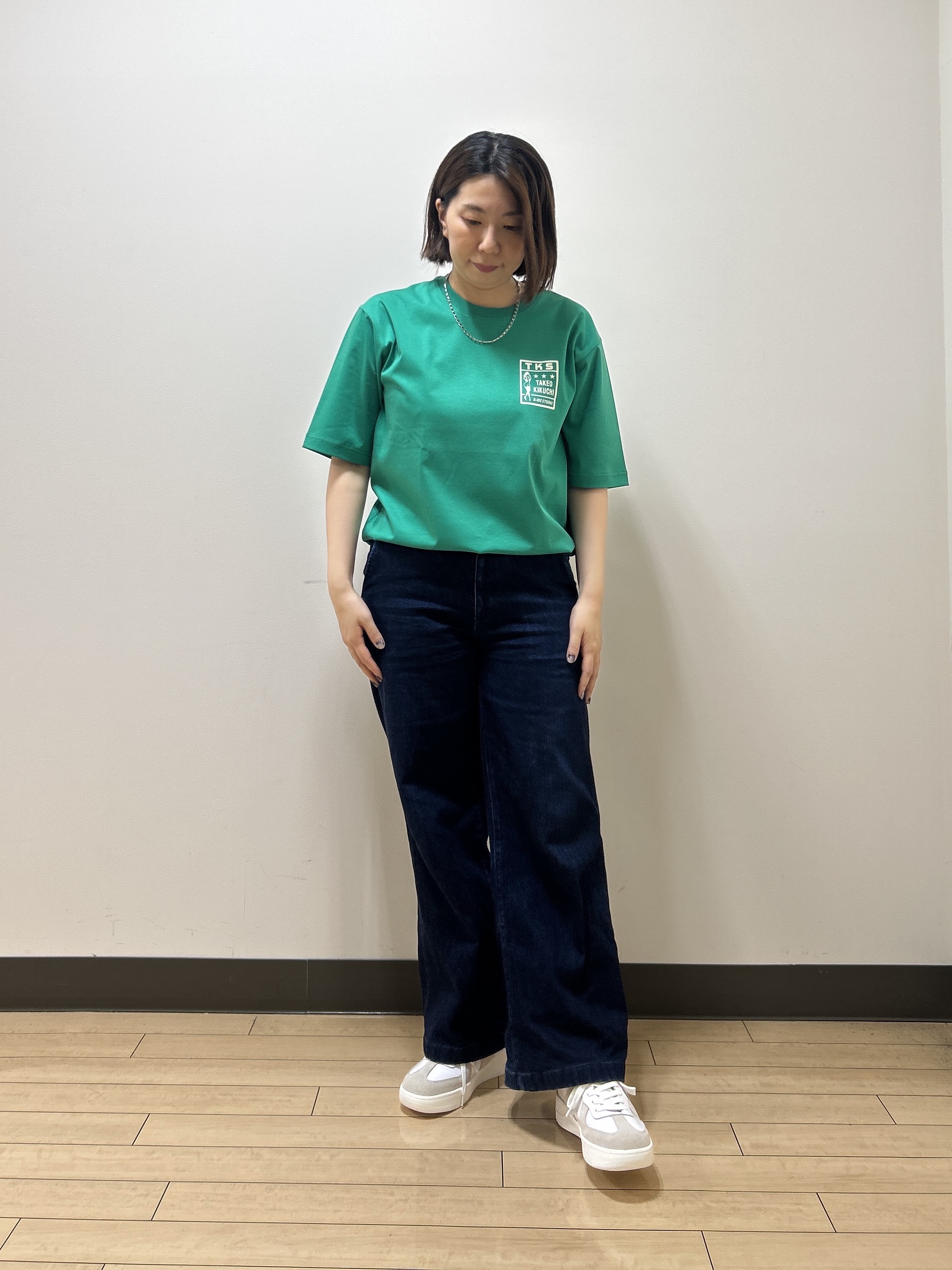 okaさんの「TAKEO KIKUCHI｜【BOWLER HAT LABEL】アイスクリアコットン ラッキーセブン 半袖Tシャツ」を使ったコーディネート