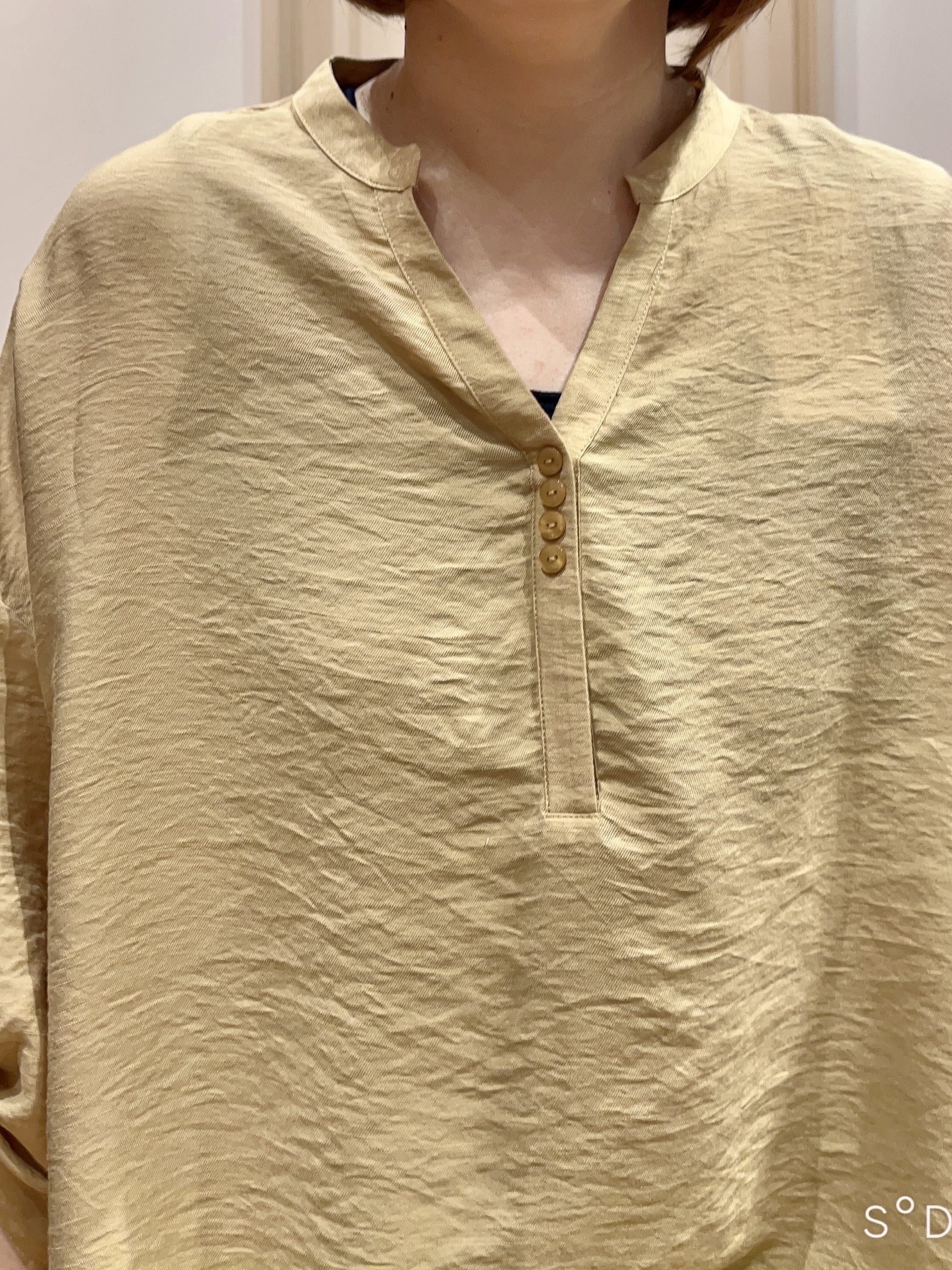 fukuiさんの「SHOO･LA･RUE｜【S-LL/洗濯後しわになりにくい】ゆるっと体型カバー 7分袖コクーンチュニック」を使ったコーディネート