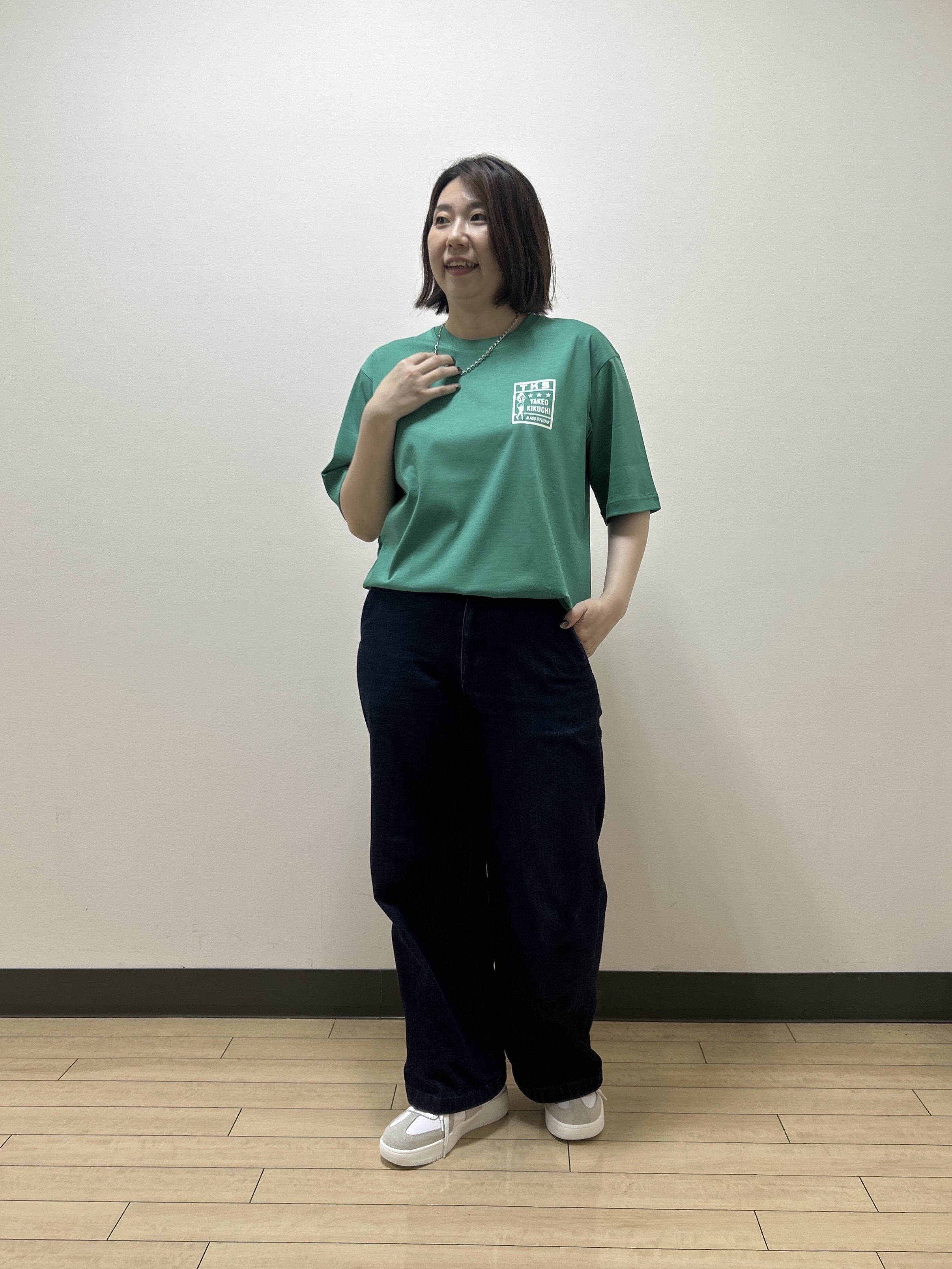 okaさんの「TAKEO KIKUCHI｜【BOWLER HAT LABEL】アイスクリアコットン ラッキーセブン 半袖Tシャツ」を使ったコーディネート