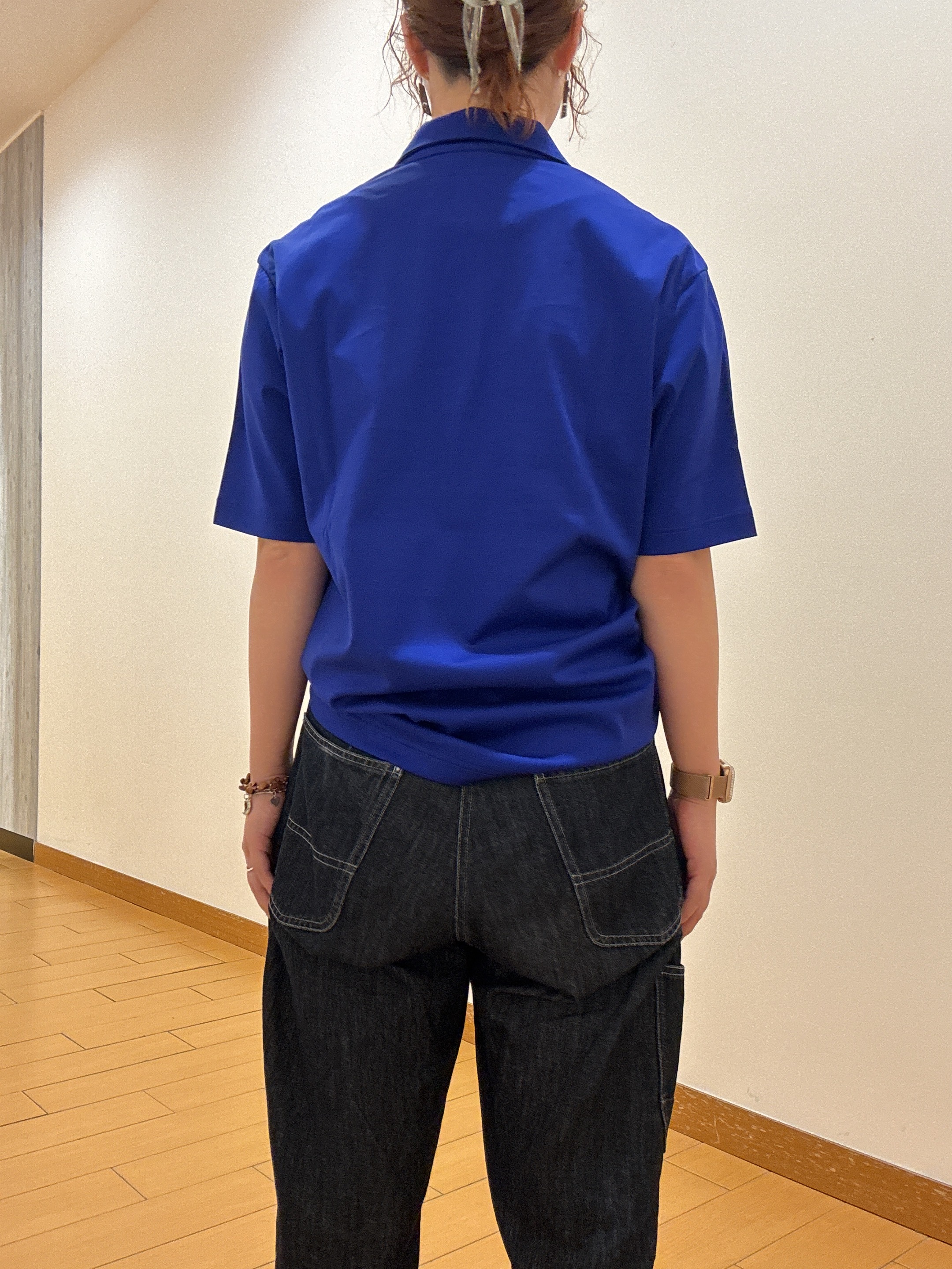 ヒナさんの「TAKEO KIKUCHI｜【接触冷感】アイスクリアコットン ワンポイント ポロシャツ」を使ったコーディネート