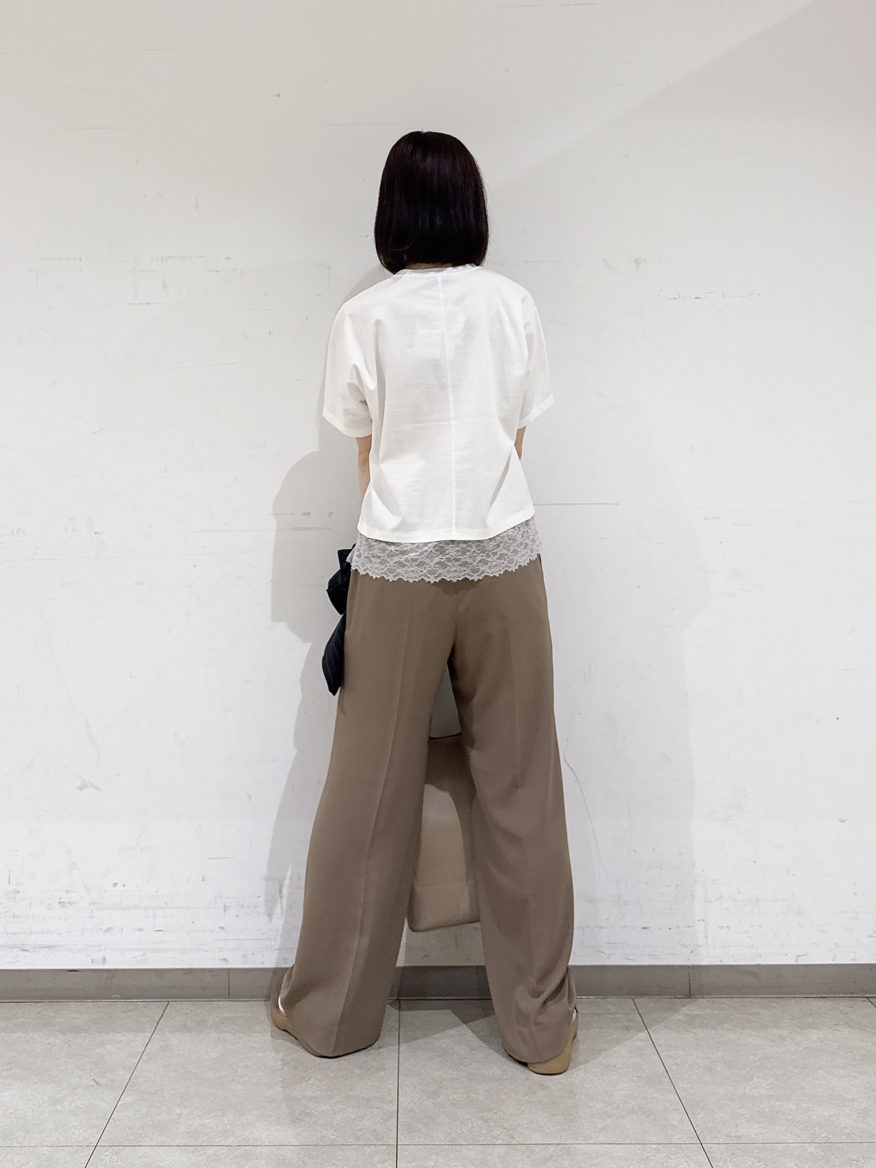 rinaさんの「INDIVI｜【A4対応／合皮】配色トートバッグ」を使ったコーディネート