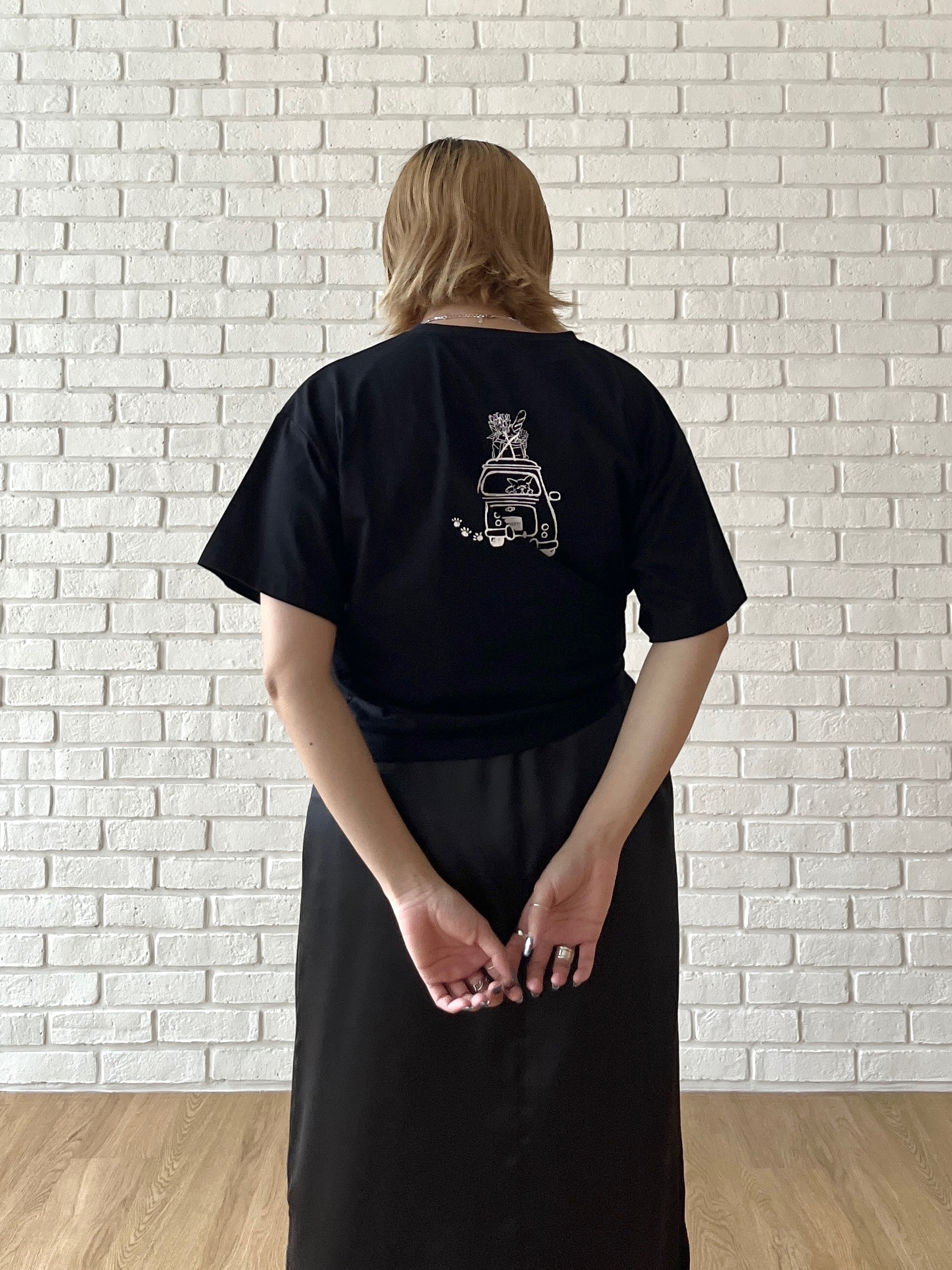 Harukaさんの「INDIVI｜フレンチブルTシャツ」を使ったコーディネート