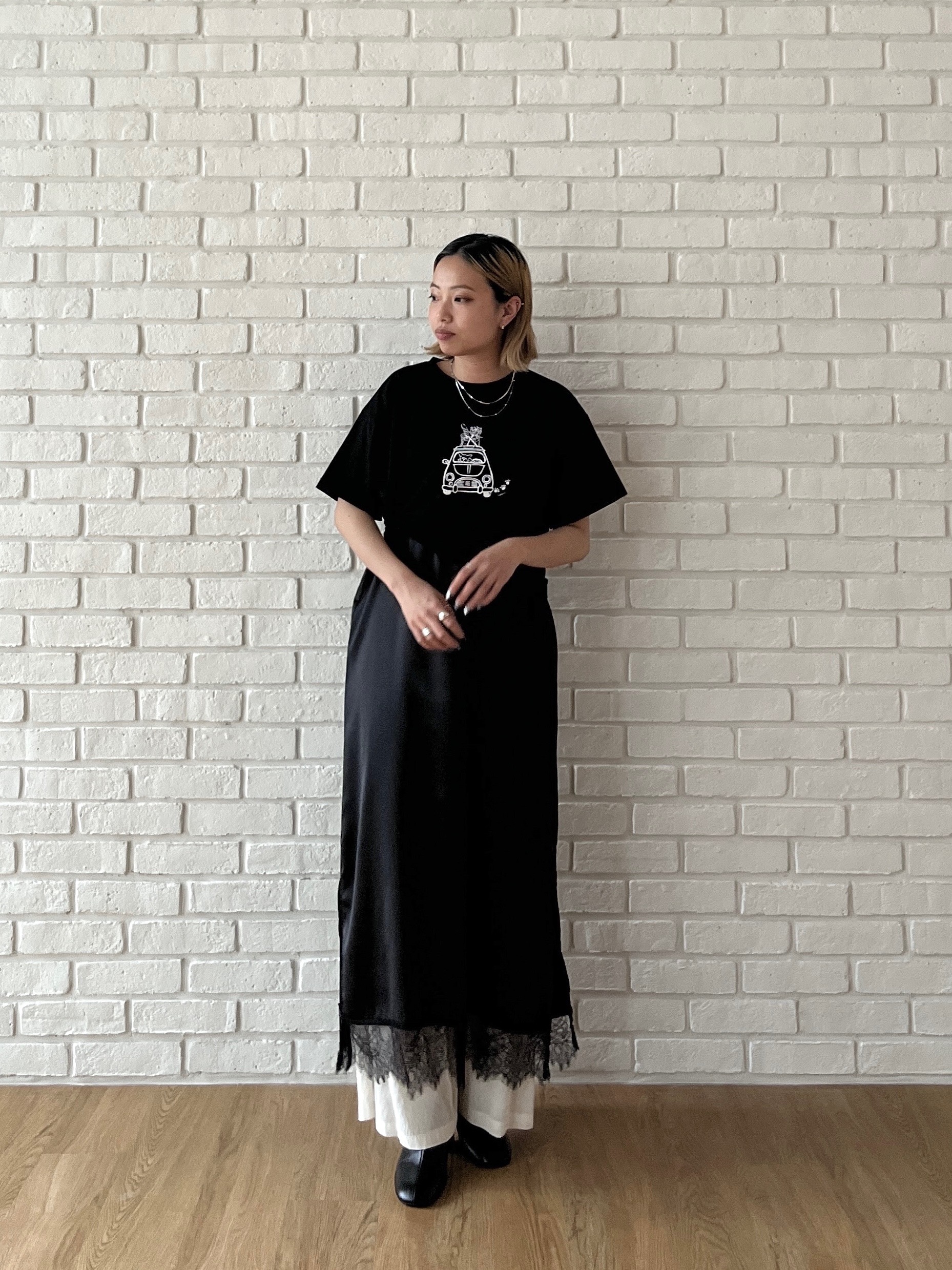 Harukaさんの「INDIVI｜フレンチブルTシャツ」を使ったコーディネート