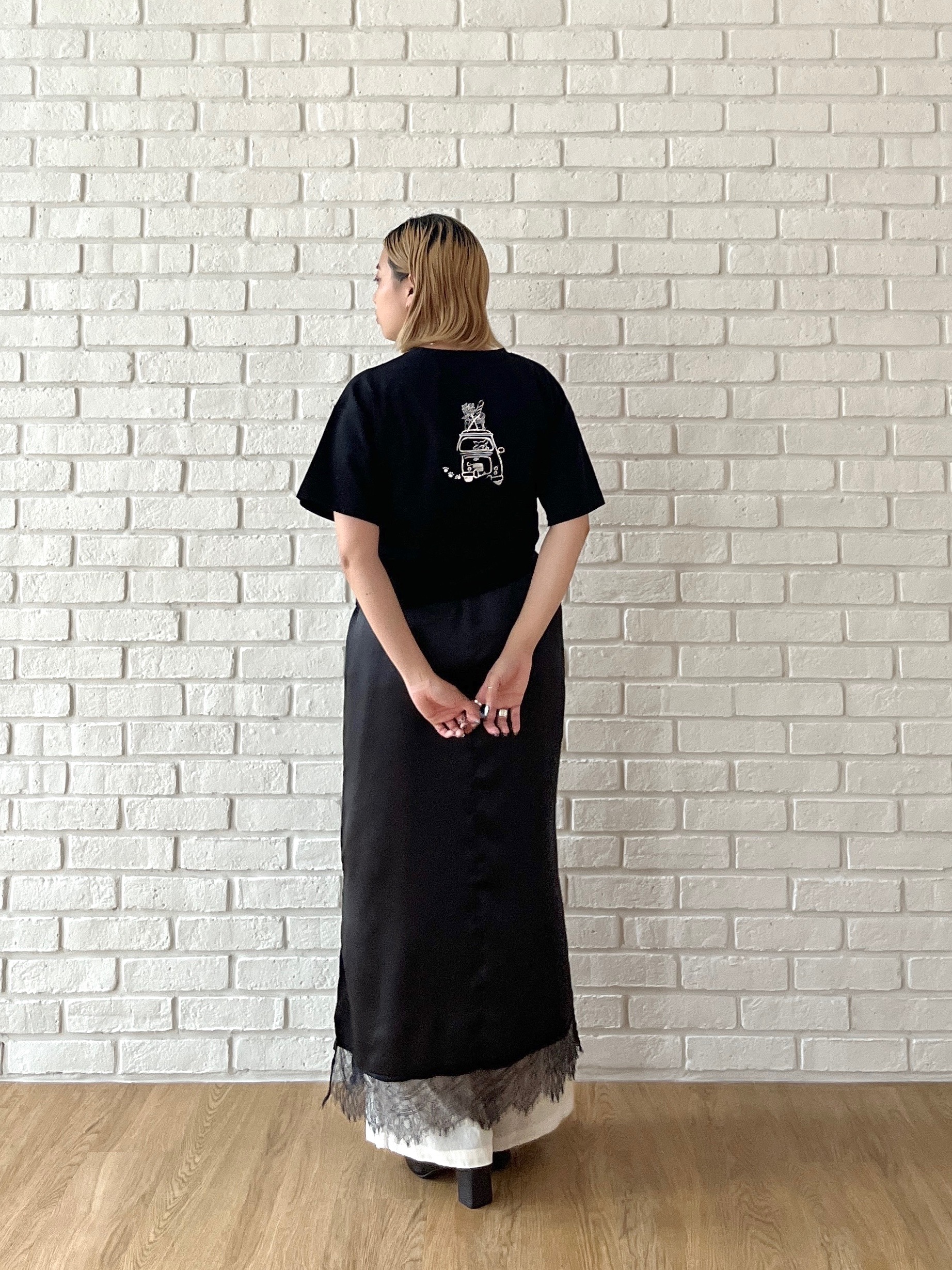 Harukaさんの「INDIVI｜フレンチブルTシャツ」を使ったコーディネート