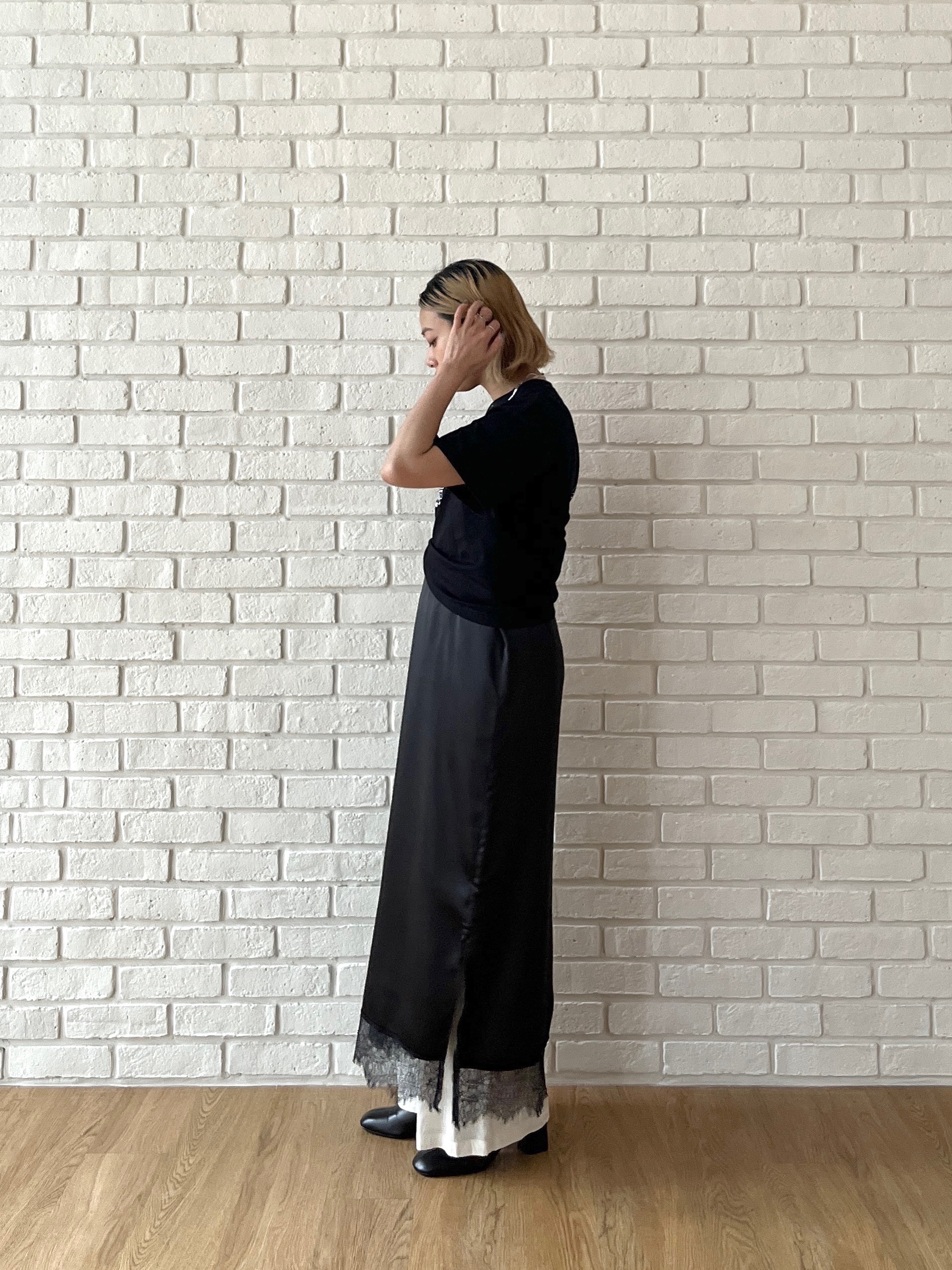 Harukaさんの「INDIVI｜フレンチブルTシャツ」を使ったコーディネート