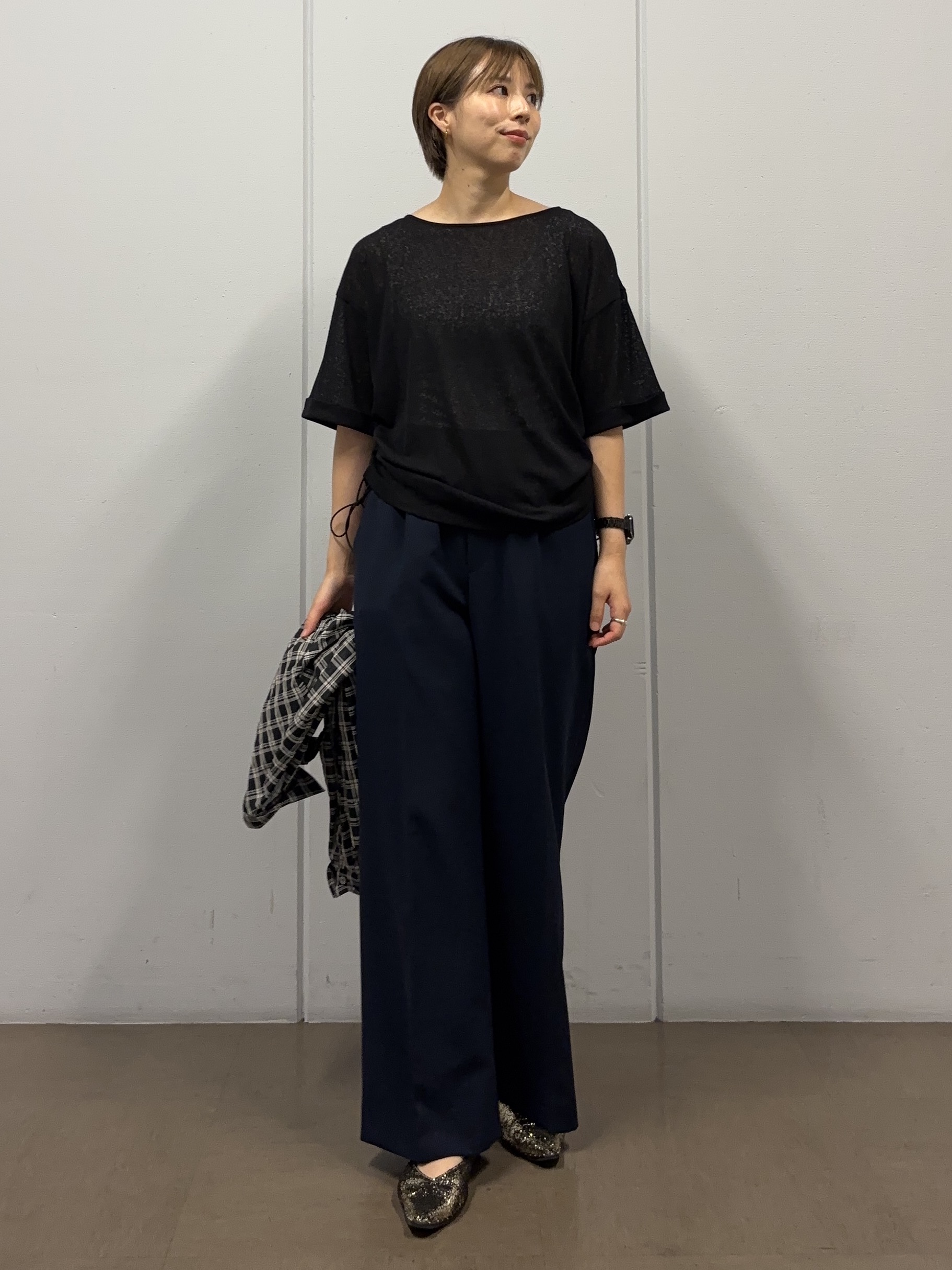tsujiさんの「UNTITLED｜【絞れる/シアー】ドロストプルオーバージャージ」を使ったコーディネート