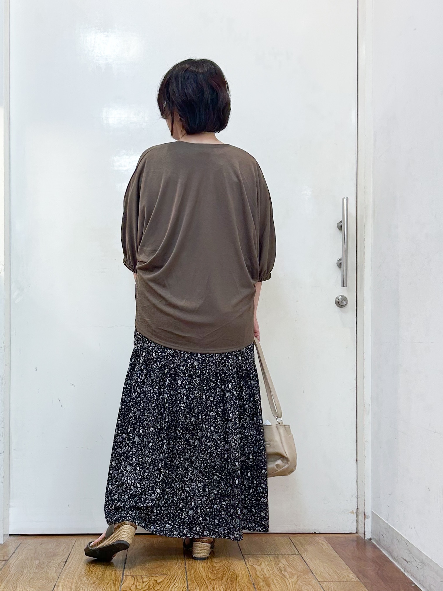 haruさんの「SHOO･LA･RUE｜【UV/体型カバー】冷房や朝晩の冷え込み対策にも さらとろ5分袖カーディガン」を使ったコーディネート