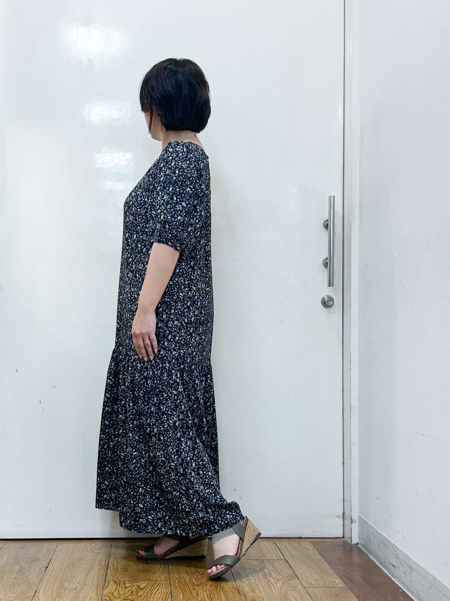 haruさんの「SHOO･LA･RUE｜【UV/体型カバー】冷房や朝晩の冷え込み対策にも さらとろ5分袖カーディガン」を使ったコーディネート