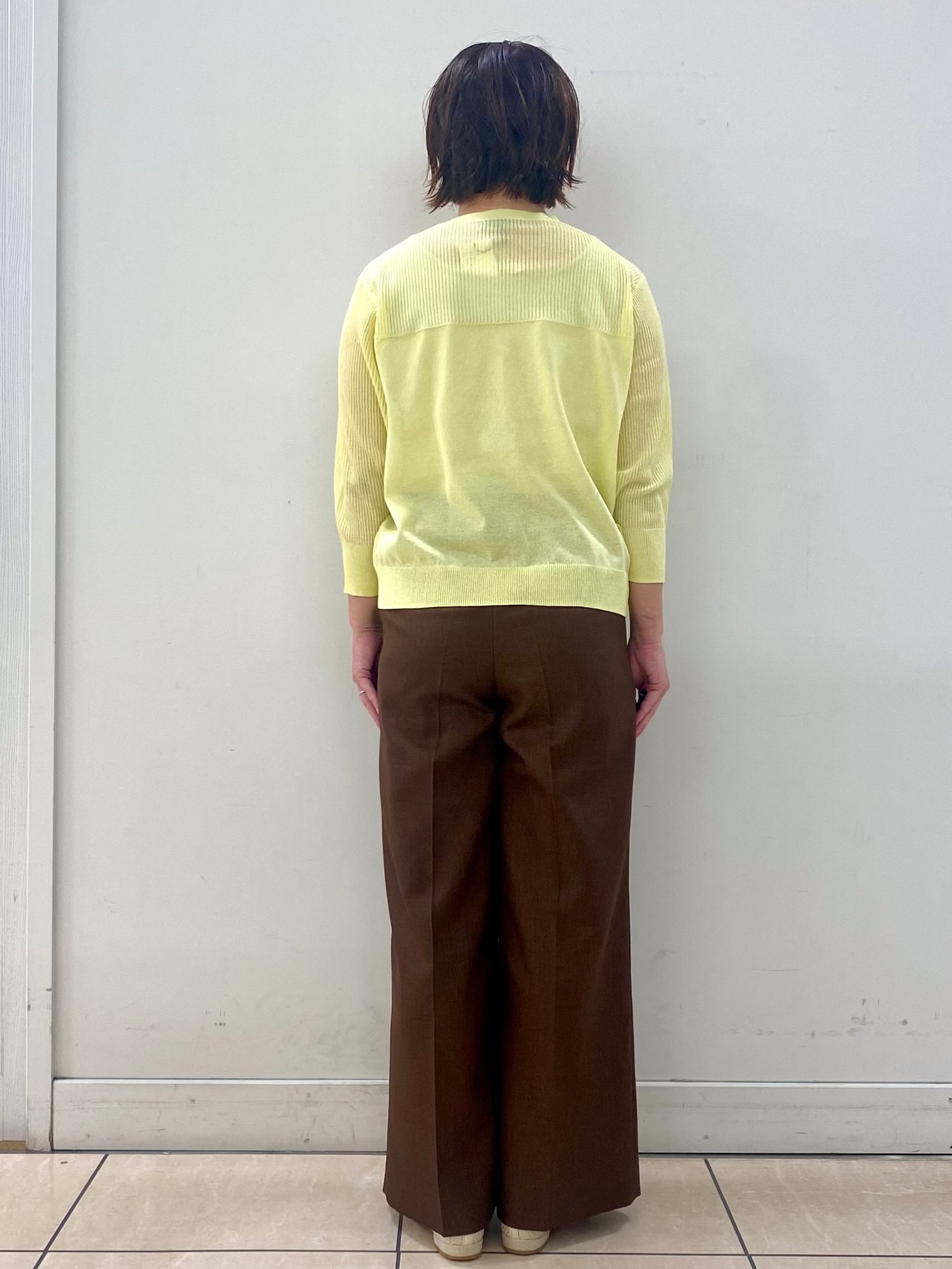 ksmさんの「Reflect｜Vネックニットカーディガン」を使ったコーディネート