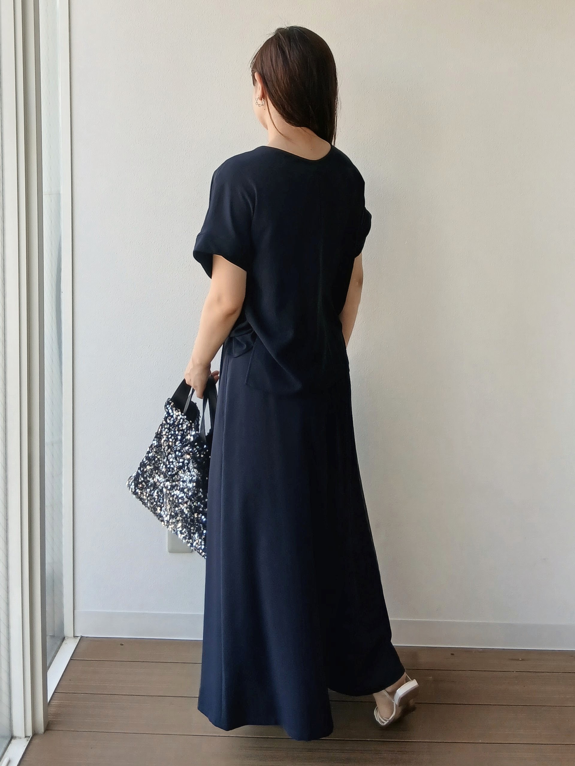 なみきさんの「UNTITLED｜【セットアップ可/UVカット/前後2WAY】リラクシーフレンチスリーブブラウス」を使ったコーディネート