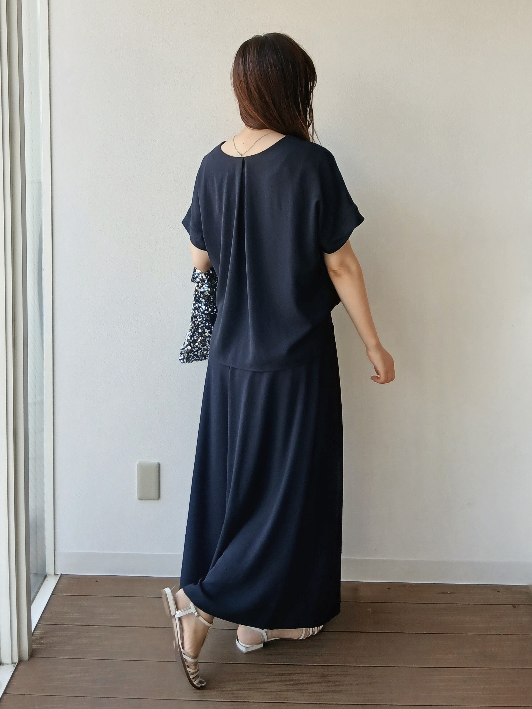 なみきさんの「UNTITLED｜【セットアップ可/UVカット/前後2WAY】リラクシーフレンチスリーブブラウス」を使ったコーディネート