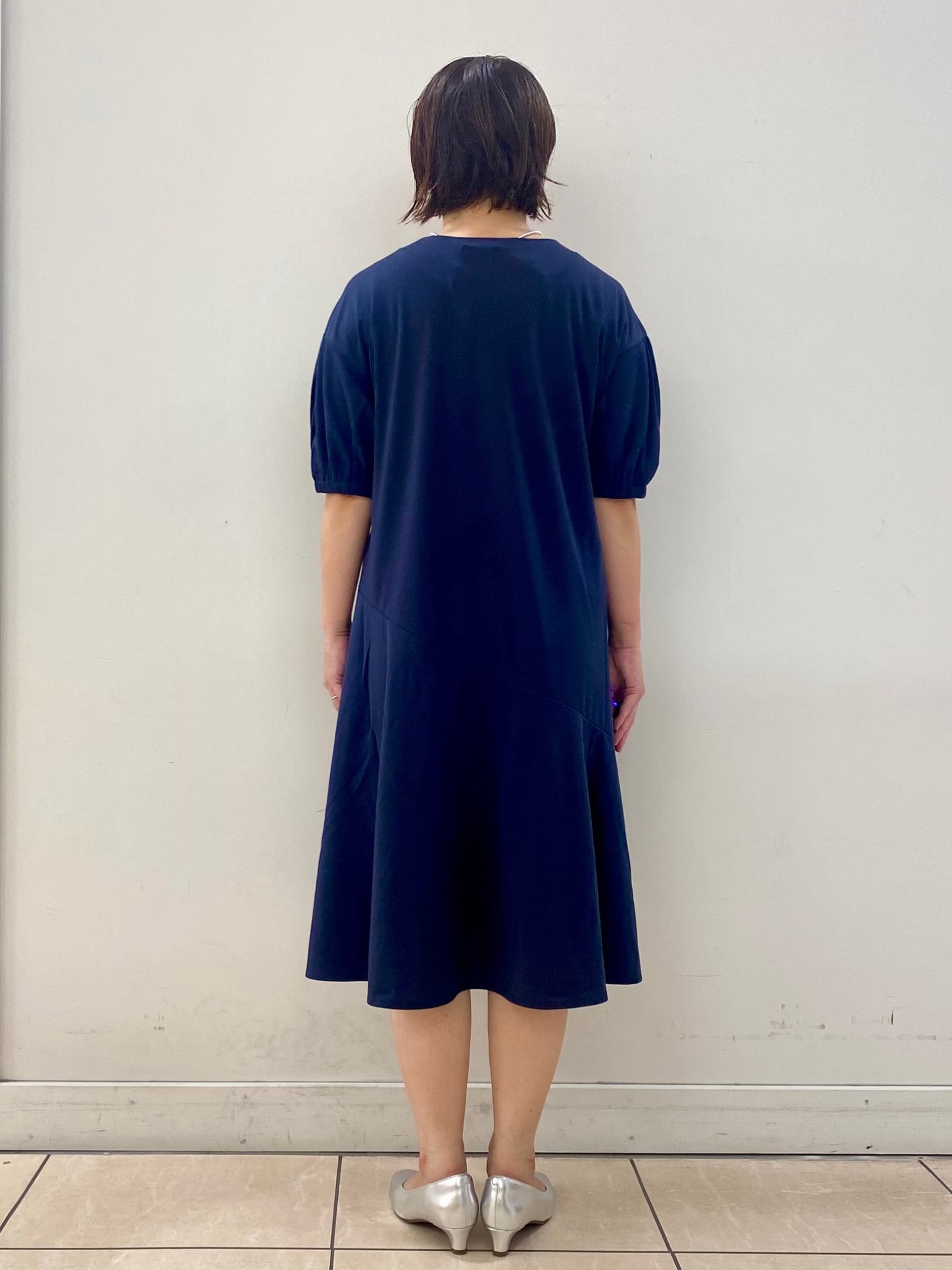 ksmさんの「Reflect｜きれい見えフレアラインワンピース」を使ったコーディネート