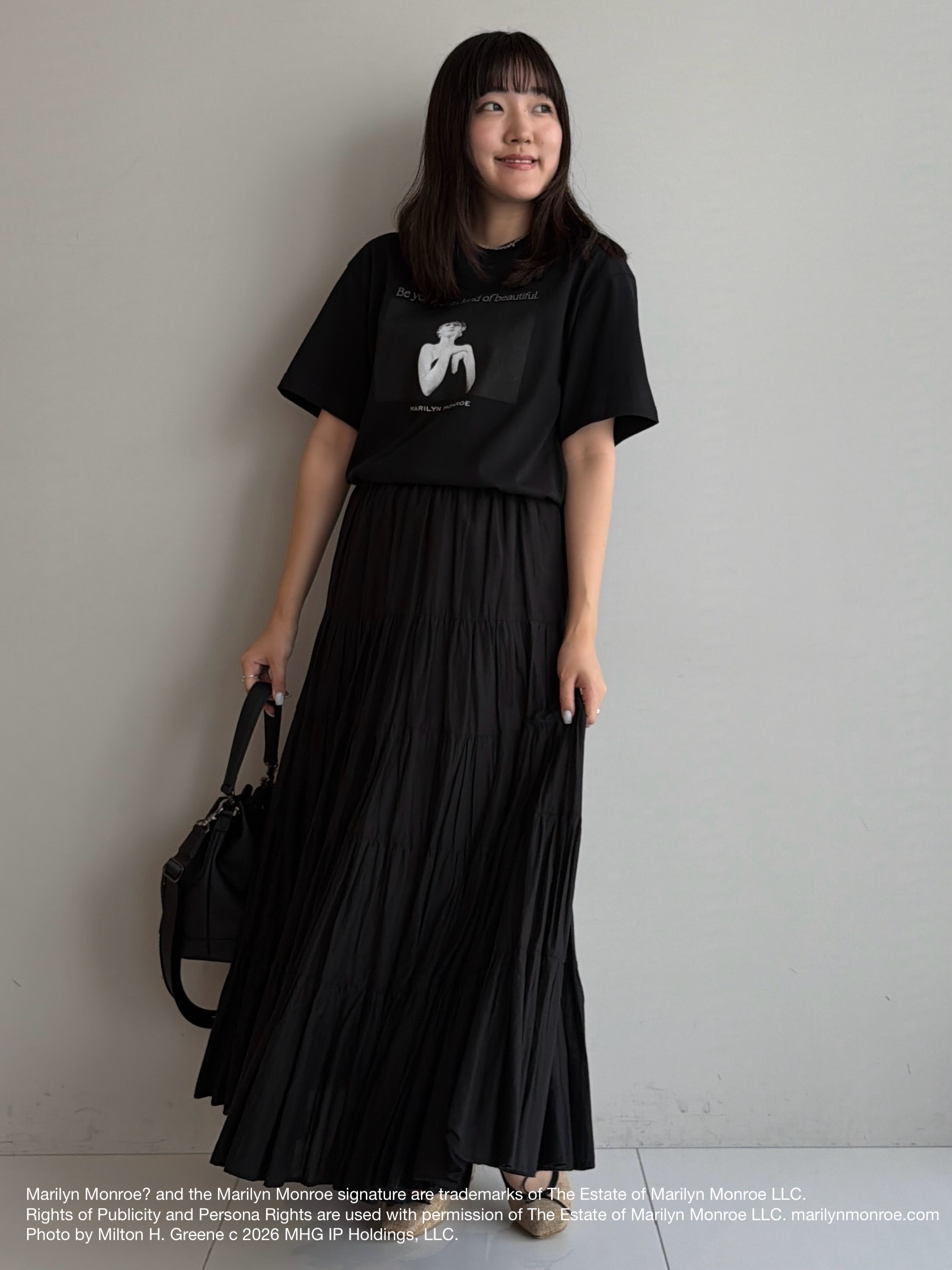 Akutagawaさんの「TAKEO KIKUCHI｜【別注】マリリン・モンロー/フォトTシャツ」を使ったコーディネート
