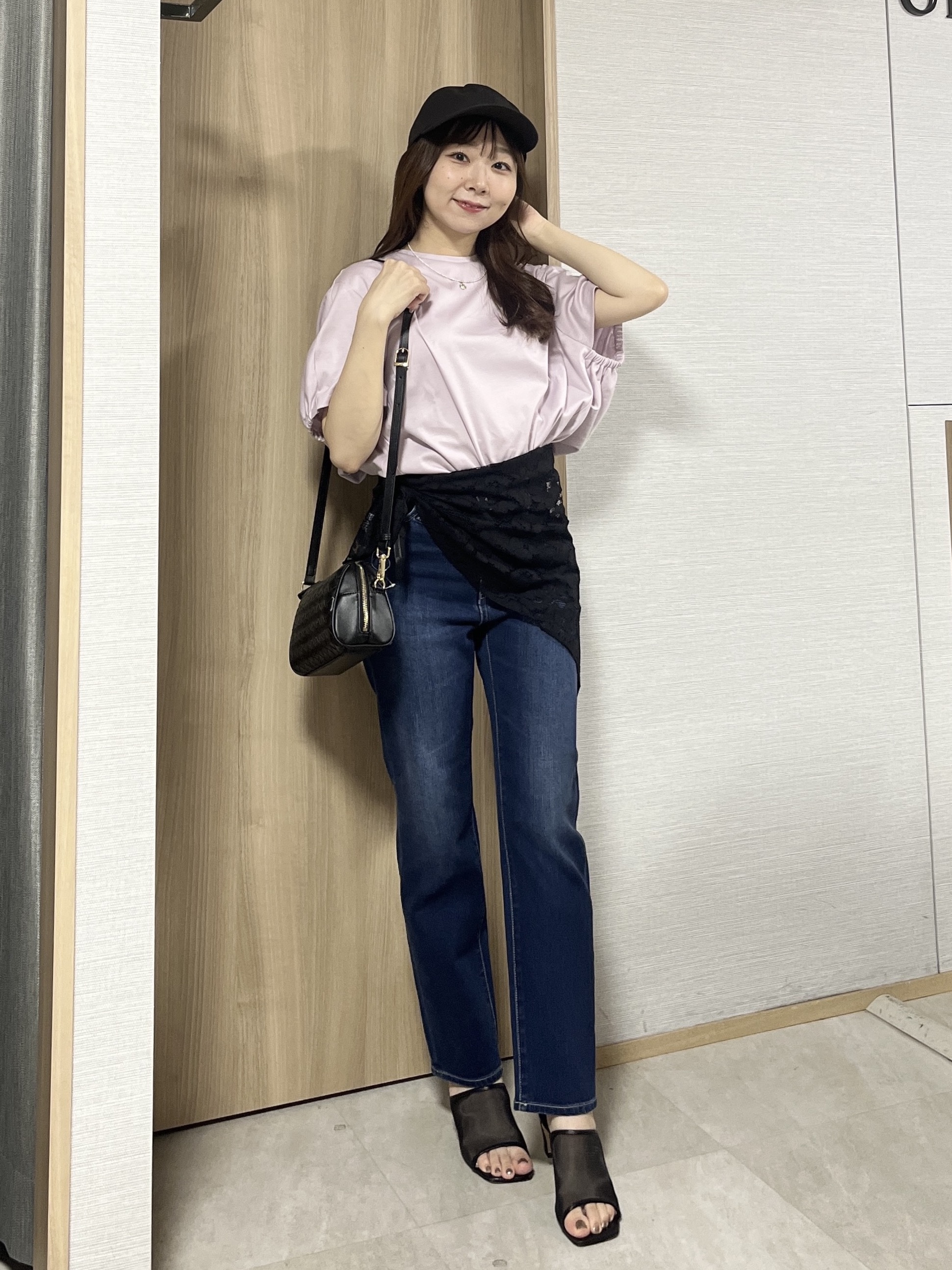 KAHOさんの「UNTITLED｜【汗染み防止/接触冷感】ドルマンプルオーバー」を使ったコーディネート