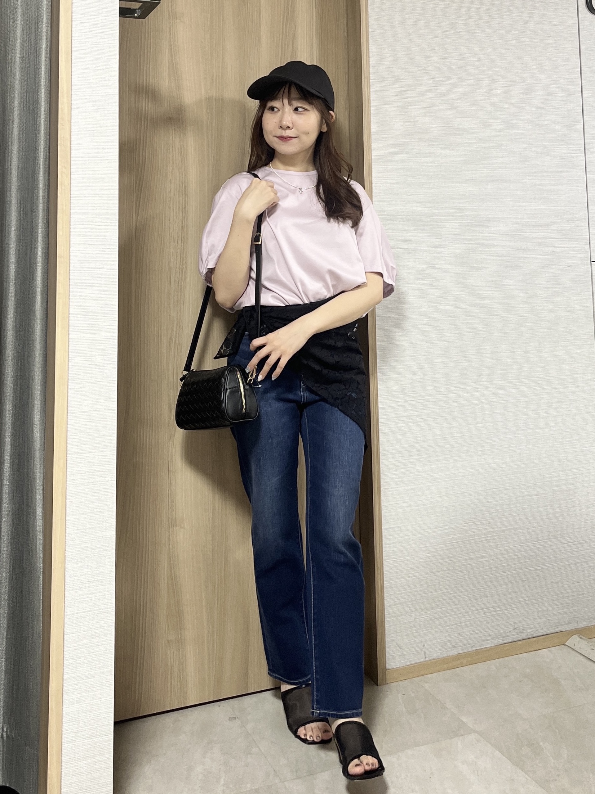 KAHOさんの「UNTITLED｜【汗染み防止/接触冷感】ドルマンプルオーバー」を使ったコーディネート