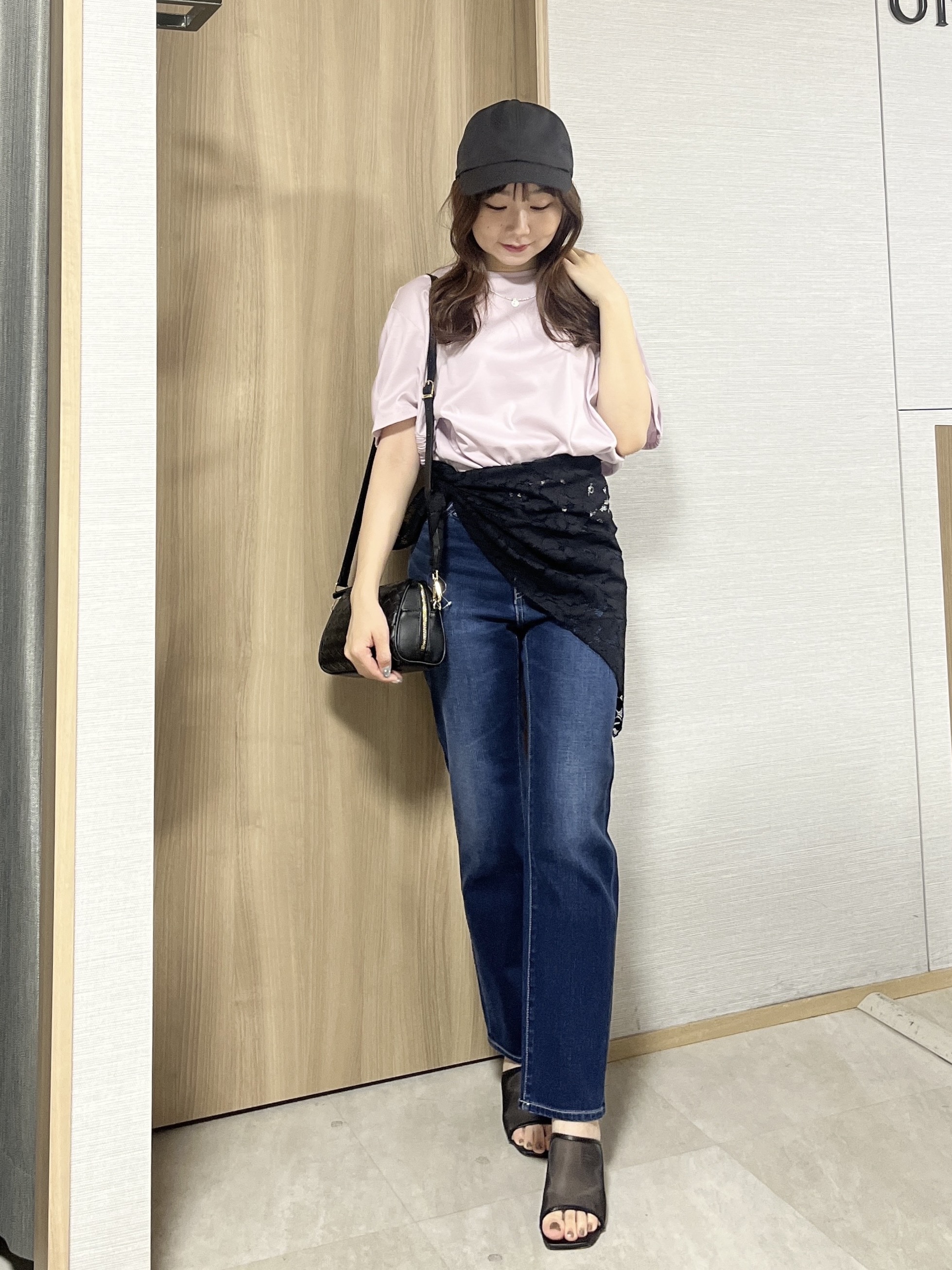 KAHOさんの「UNTITLED｜【汗染み防止/接触冷感】ドルマンプルオーバー」を使ったコーディネート