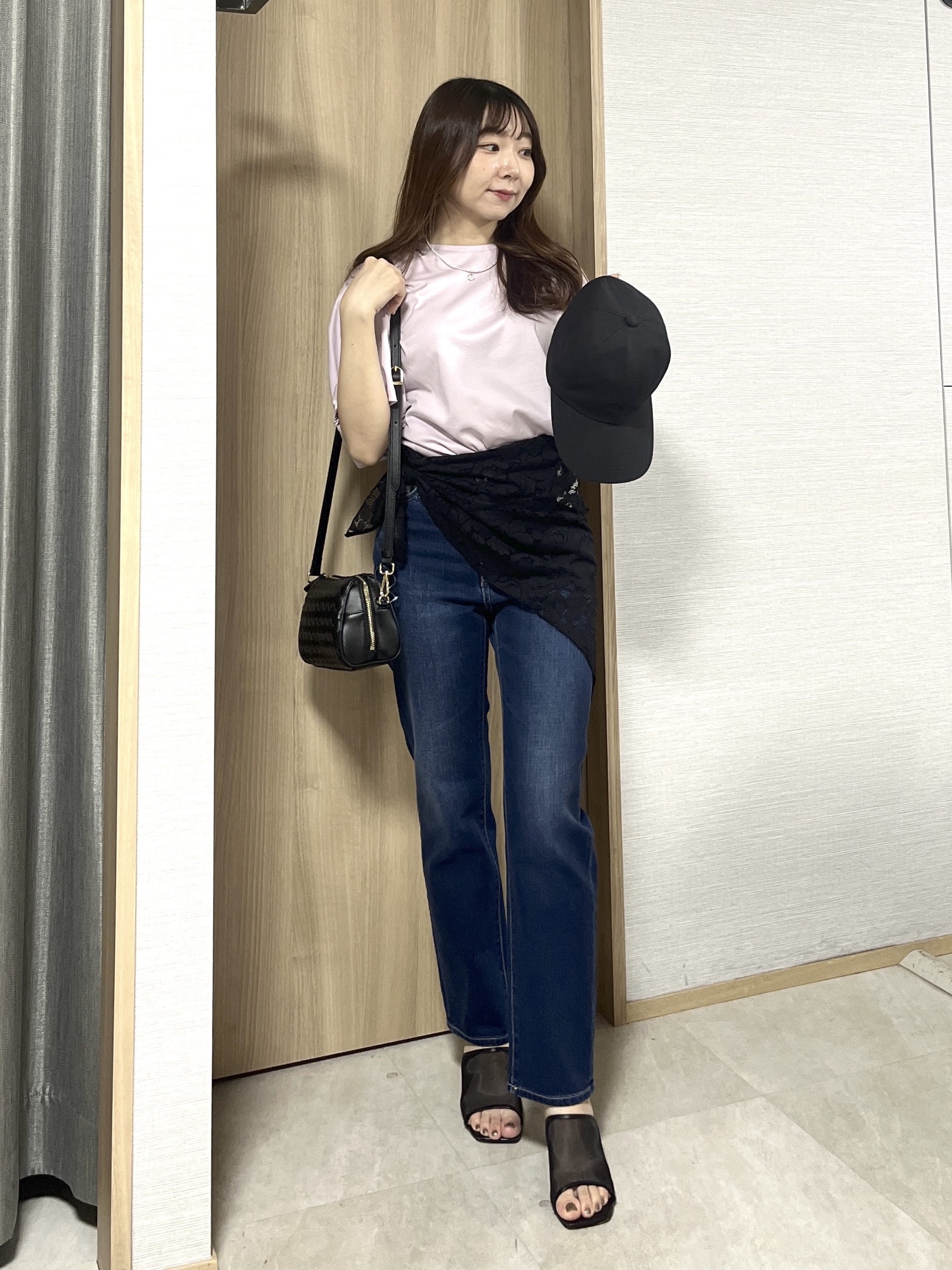 KAHOさんの「UNTITLED｜【汗染み防止/接触冷感】ドルマンプルオーバー」を使ったコーディネート