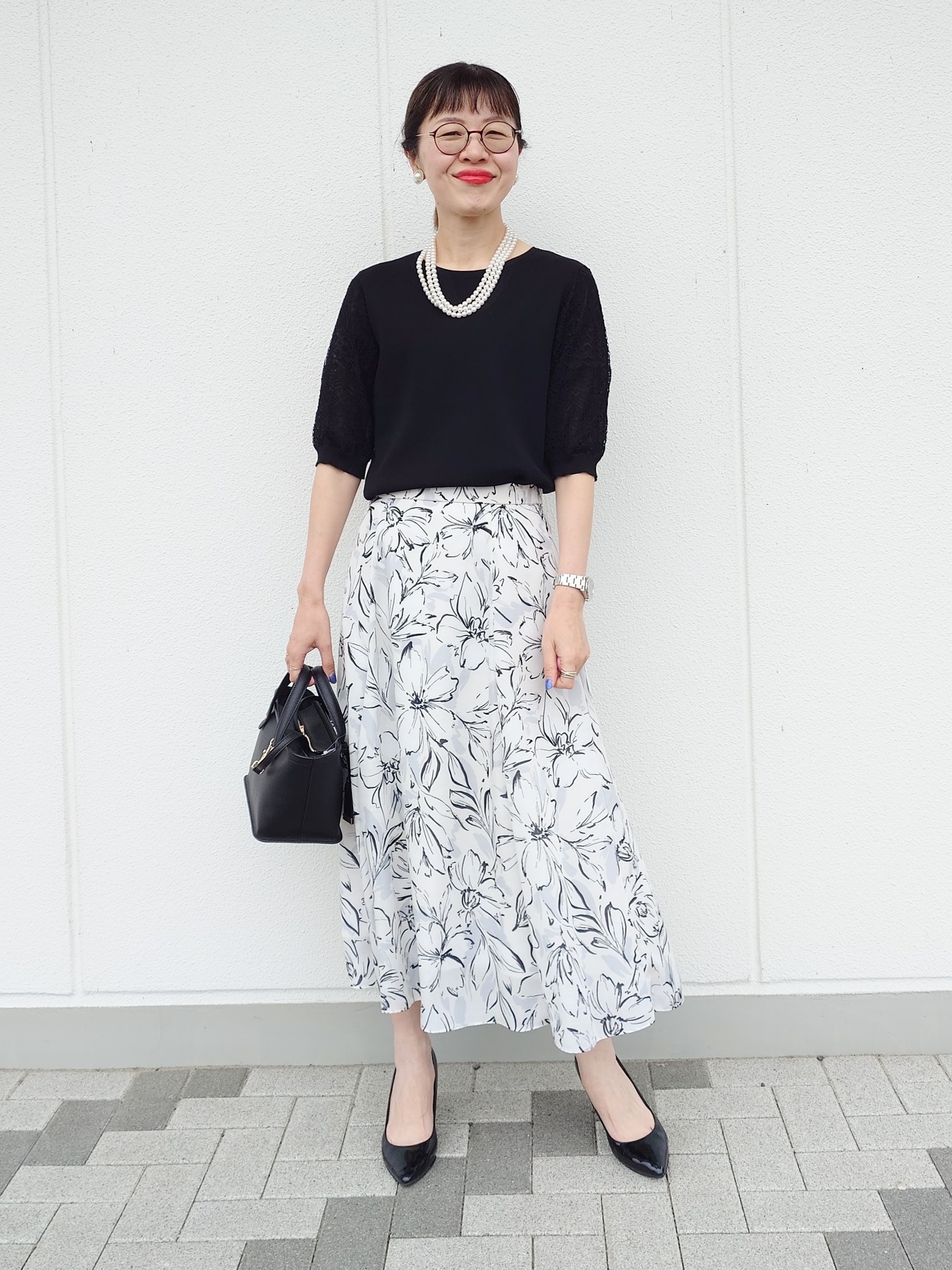 MUTSUKOさんの「UNTITLED｜【洗える】エレガンススリーブニット」を使ったコーディネート