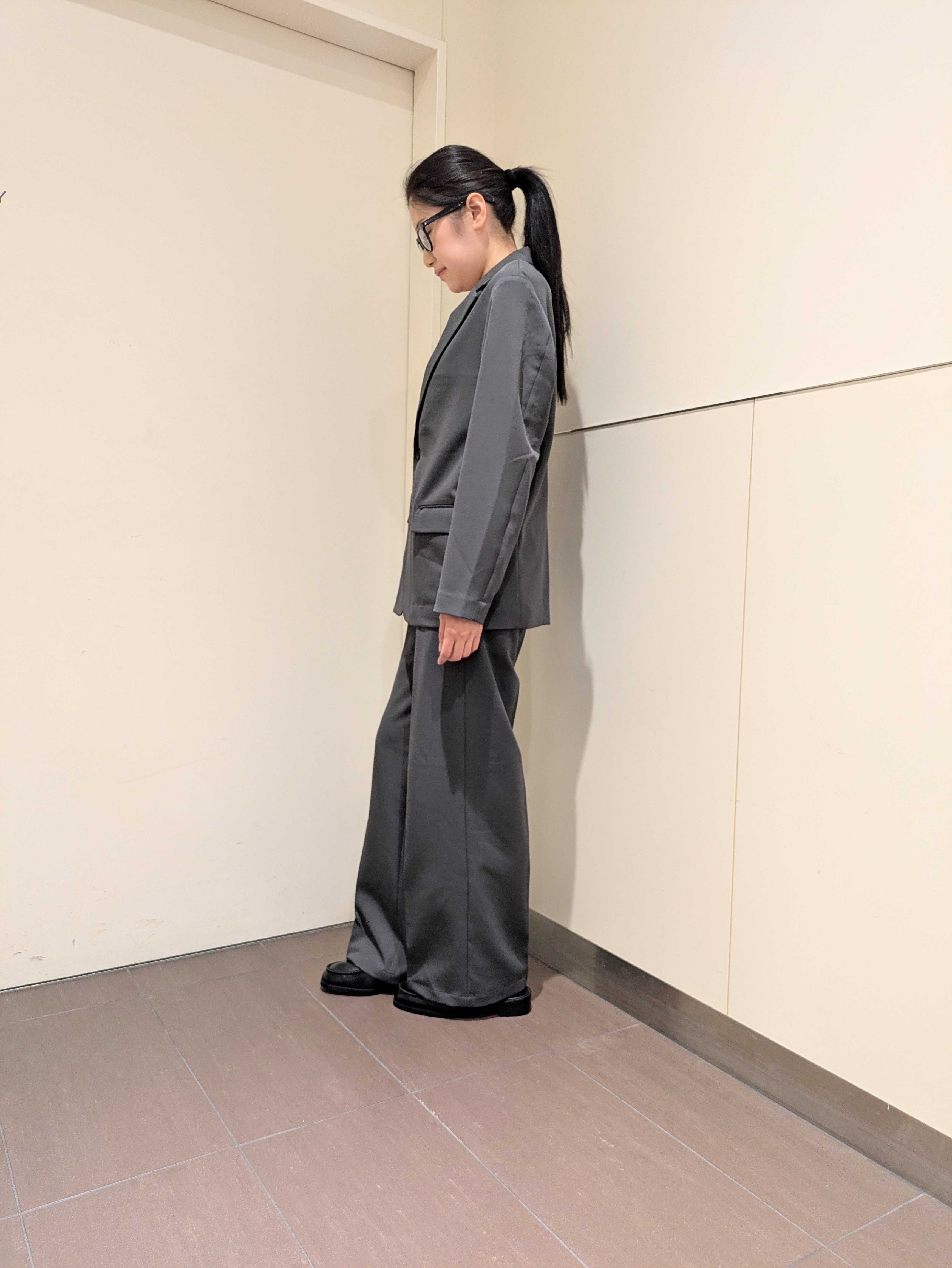 Chiichanさんの「tk.TAKEO KIKUCHI｜【防シワ／ストレッチ/セット対応可】smart shift series テーラードジャケット」を使ったコーディネート