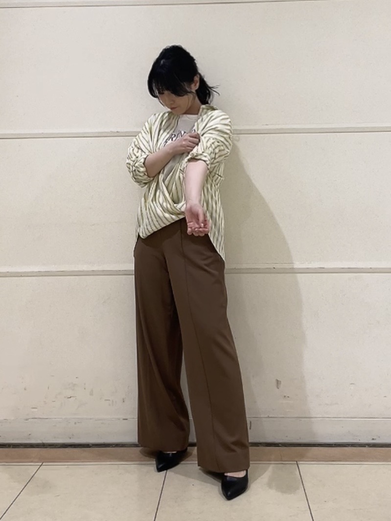 watanabeさんの「UNTITLED｜【初秋/防シワ/着る日傘】イージーワイドパンツ」を使ったコーディネート
