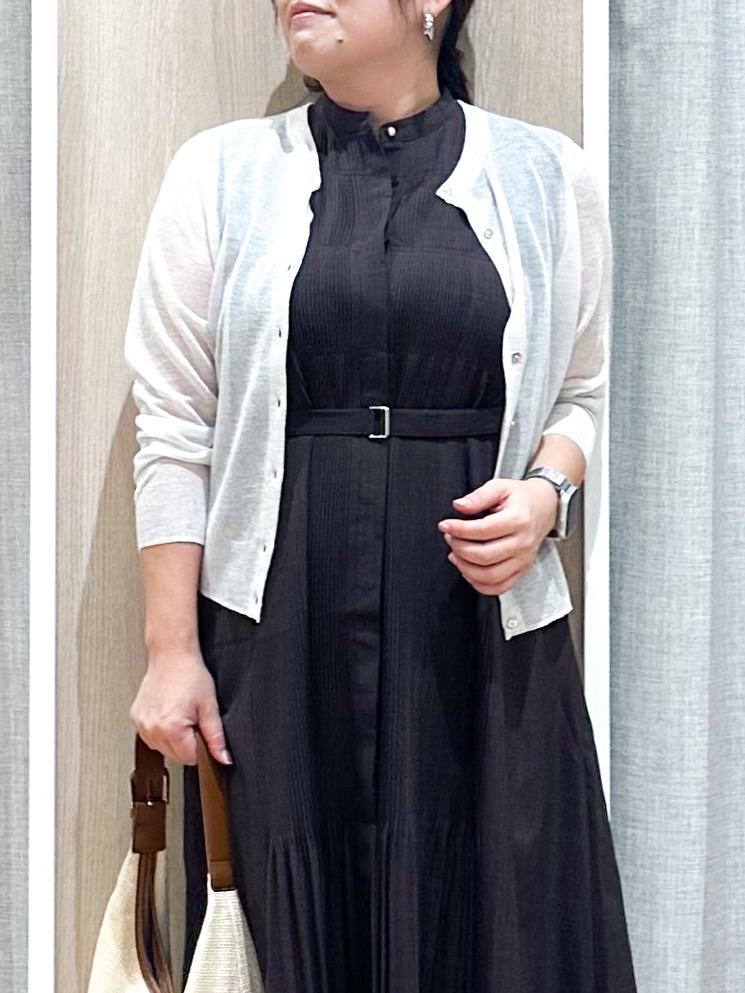 naoさんの「grove｜高評価！【洗える/名品】大人の透け感、シアーカーディガン」を使ったコーディネート
