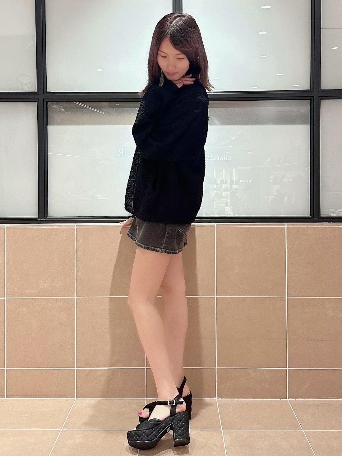 そるちゃさんの「ESPERANZA｜【ナチュ盛り/約10cm】ナチュ盛りツイストサンダル」を使ったコーディネート