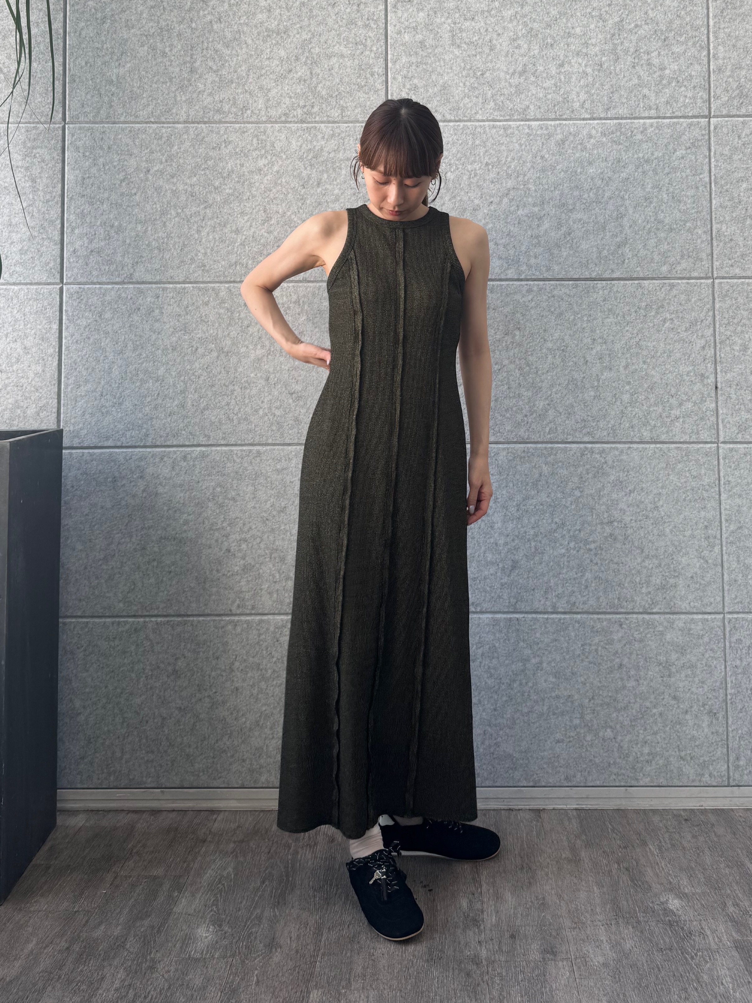 designer yukaさんの「CODE A｜【Cup-in】Jersey dress」を使ったコーディネート