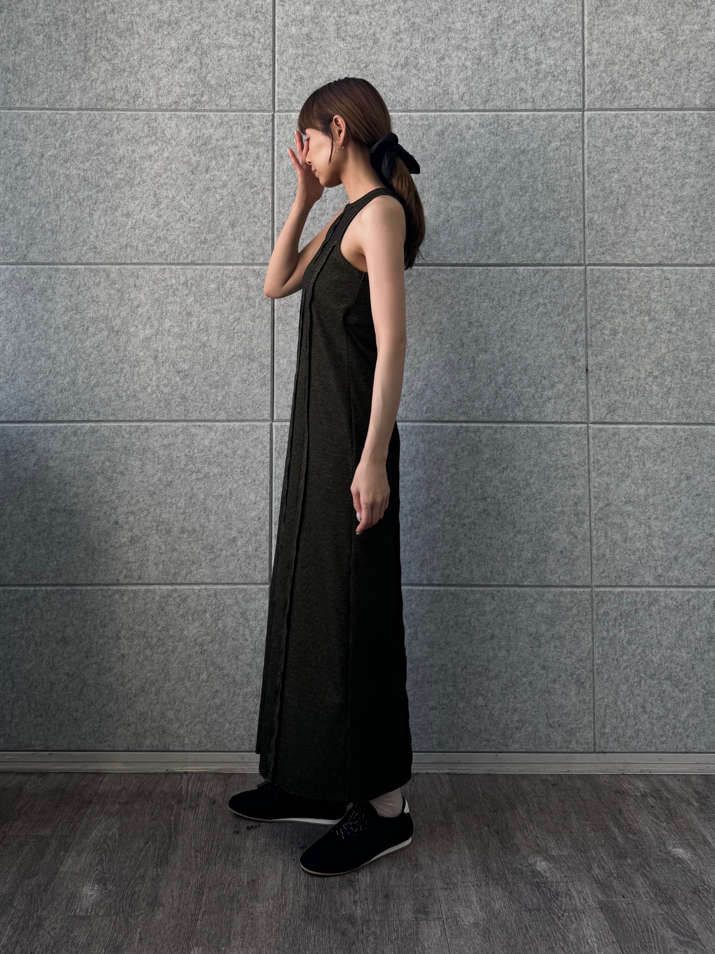 designer yukaさんの「CODE A｜【Cup-in】Jersey dress」を使ったコーディネート