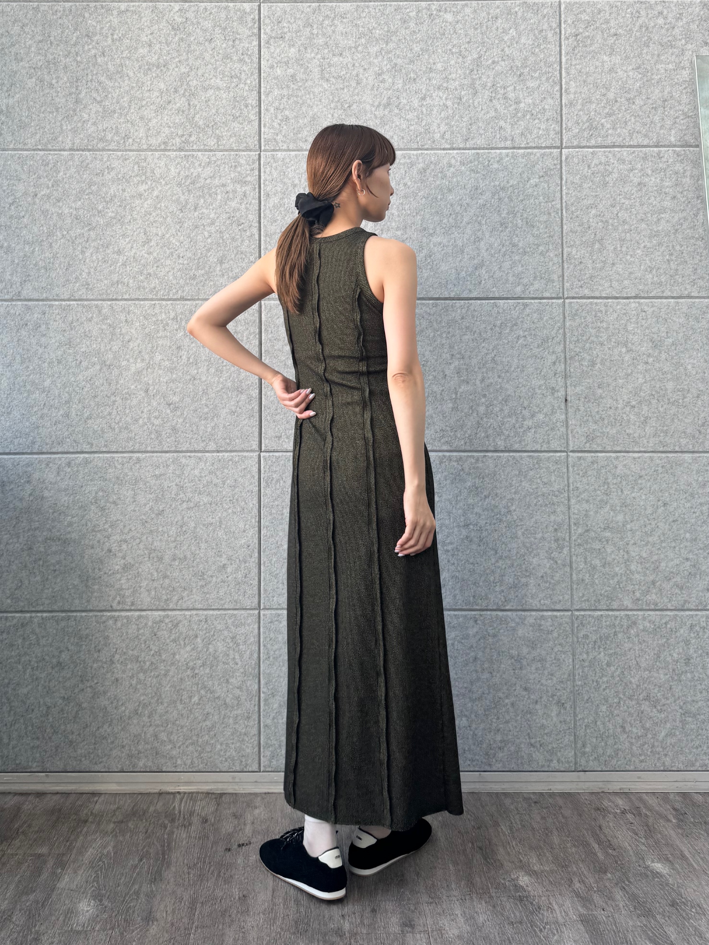 designer yukaさんの「CODE A｜【Cup-in】Jersey dress」を使ったコーディネート