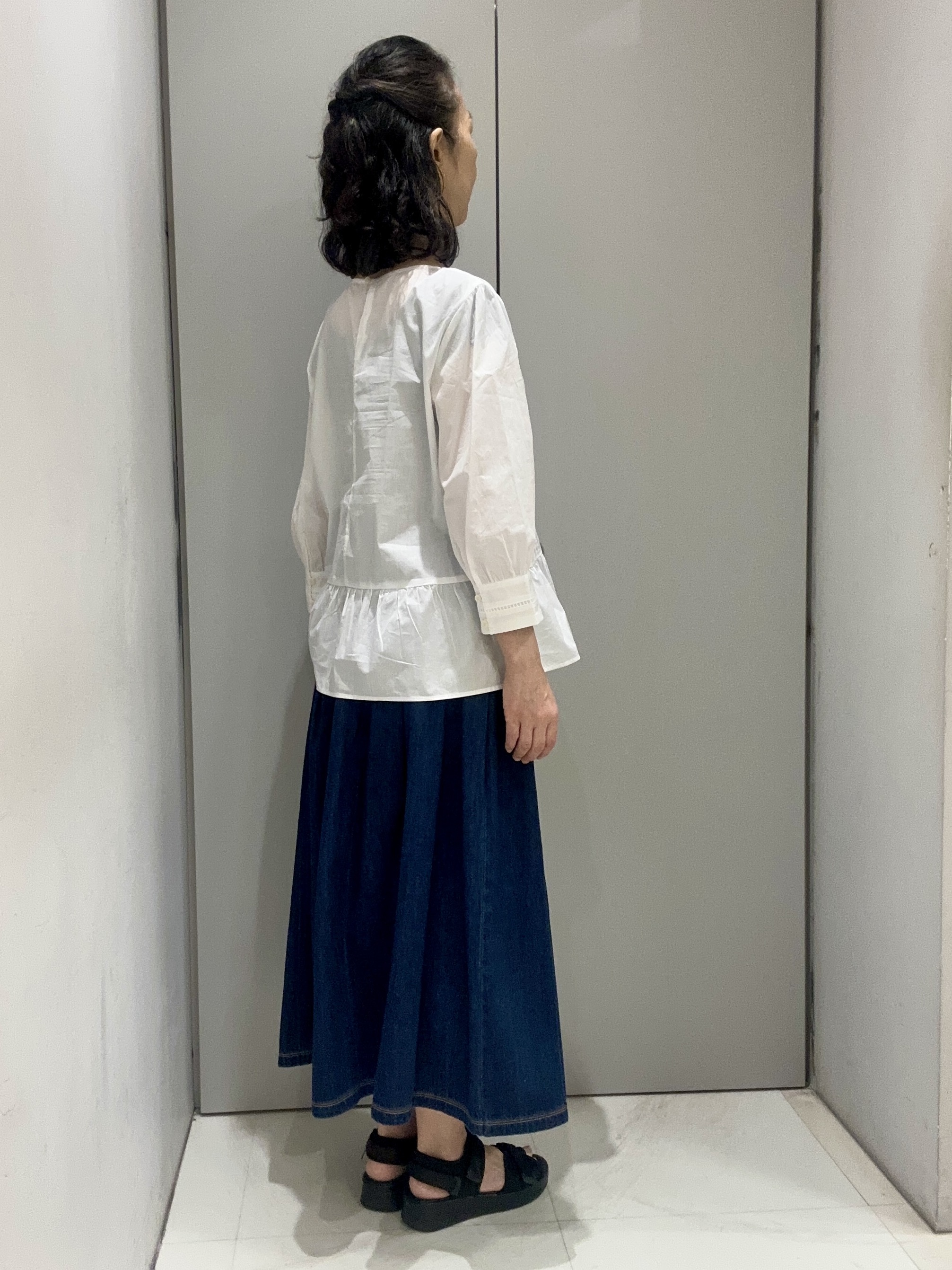 Kouさんの「Reflect｜【手洗い可】ピンタックレースブラウス」を使ったコーディネート