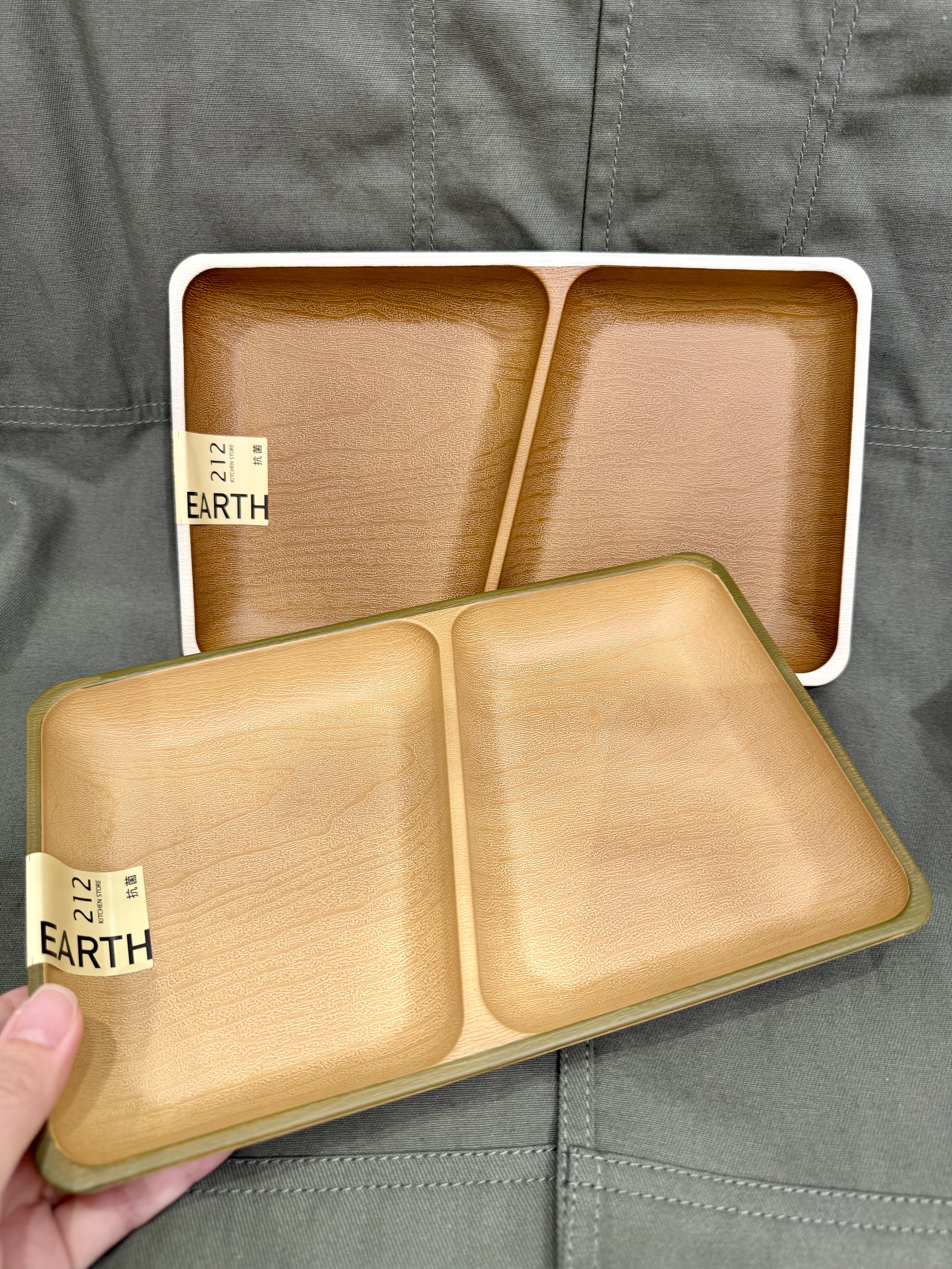 きのこさんの「212 KITCHEN STORE｜earth color 抗菌スクエアプレート OB ＜212Kオリジナル＞」を使ったコーディネート