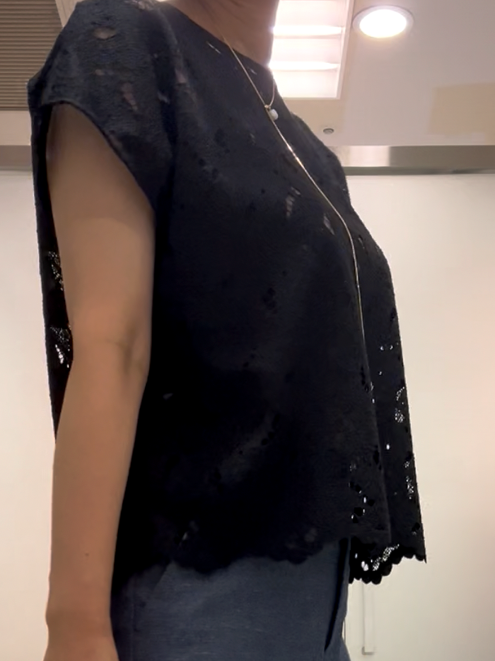 まどかさんの「UNTITLED｜【接触冷感/洗える/後ろウエストゴム】オックスワイドパンツ」を使ったコーディネート